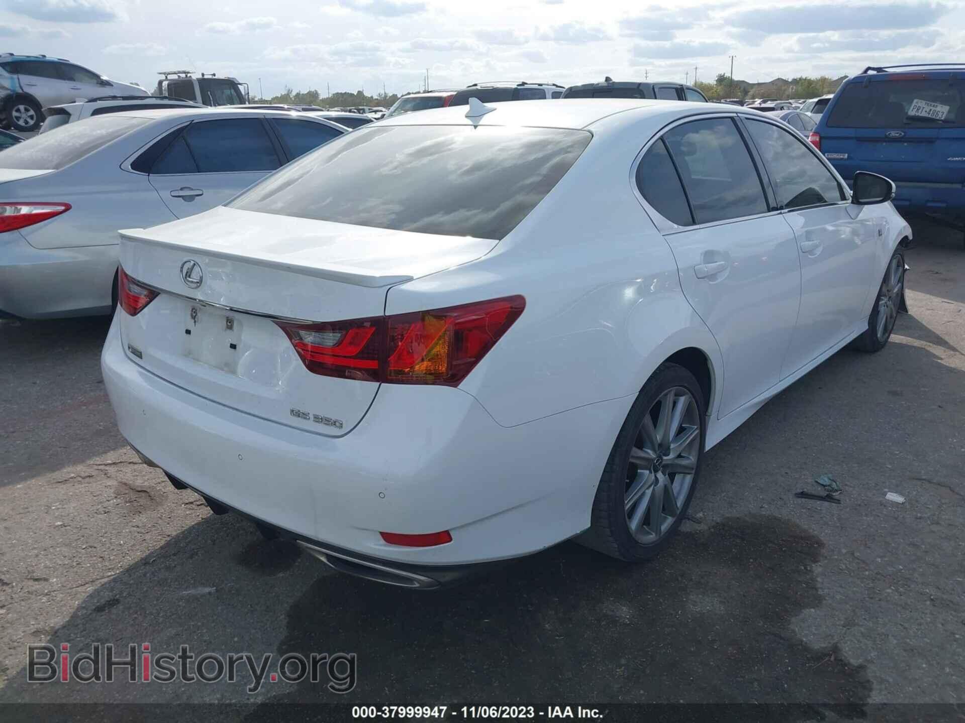 2014 LEXUS GS 350 - VIN: JTHBE1BL7E5041709 - Фото 4