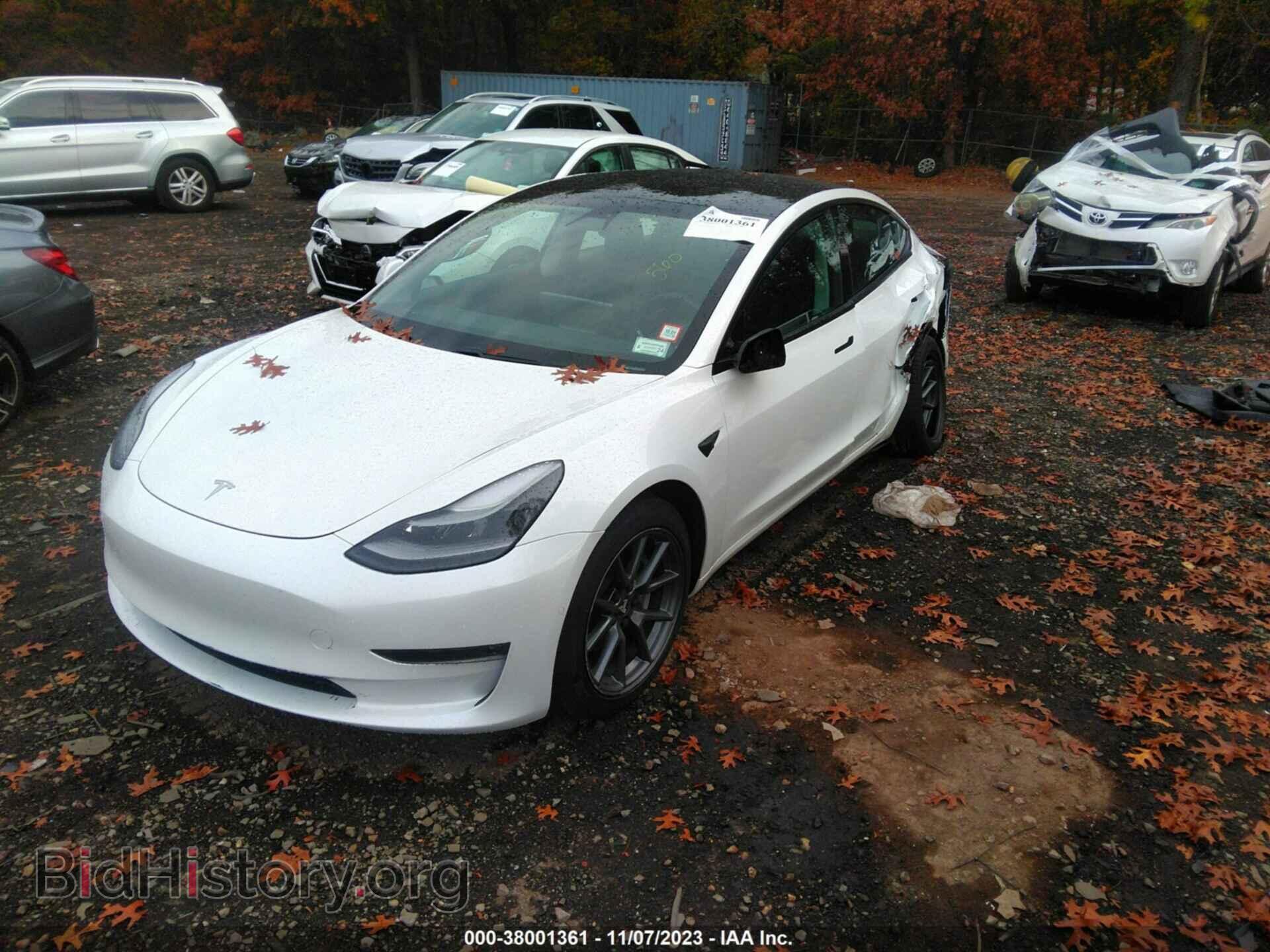2021 TESLA MODEL 3 - VIN: 5YJ3E1EB2MF050386 - Фото 2