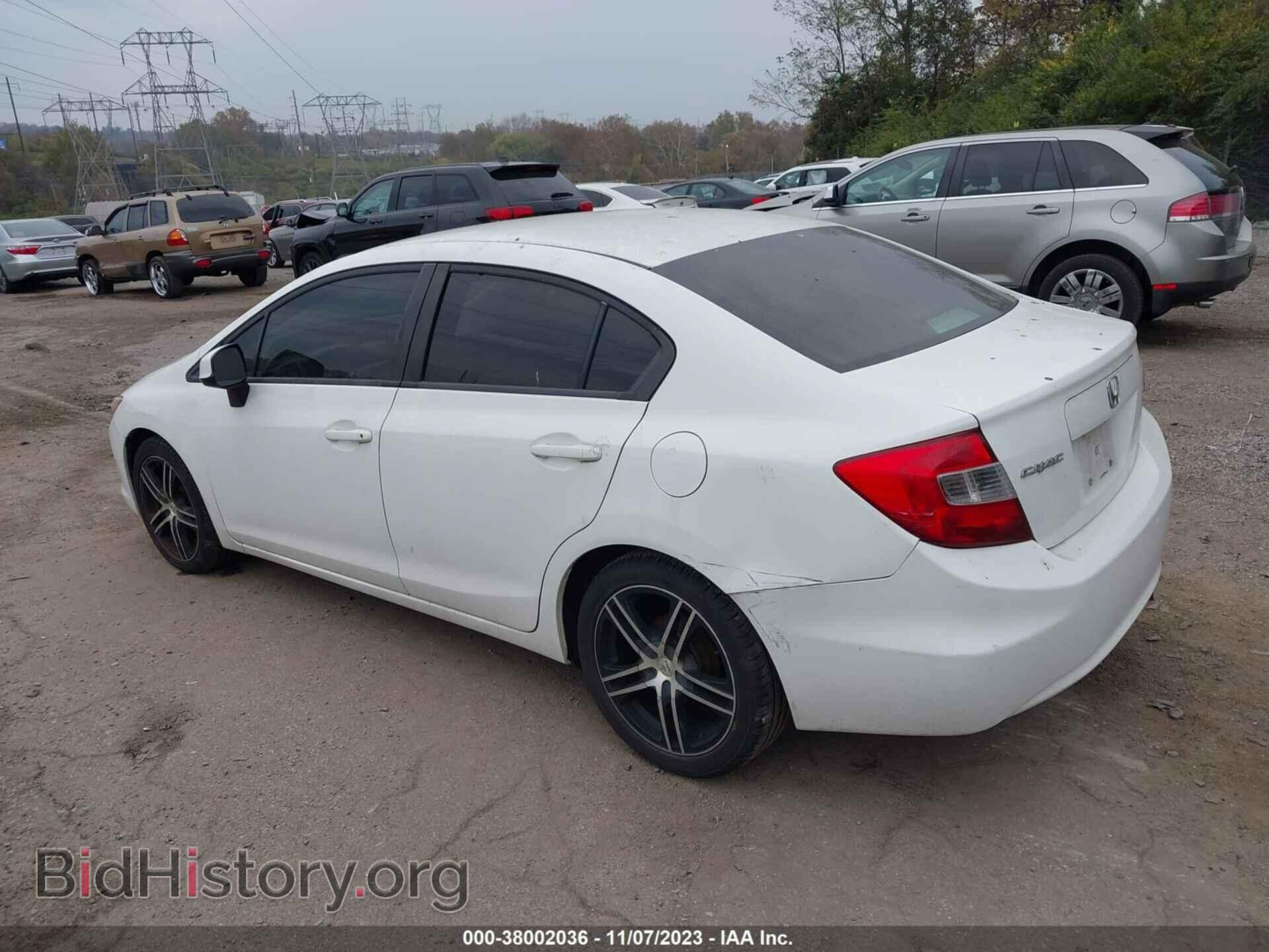 2012 HONDA CIVIC - VIN: 19XFB2F52CE343732 - Фото 3