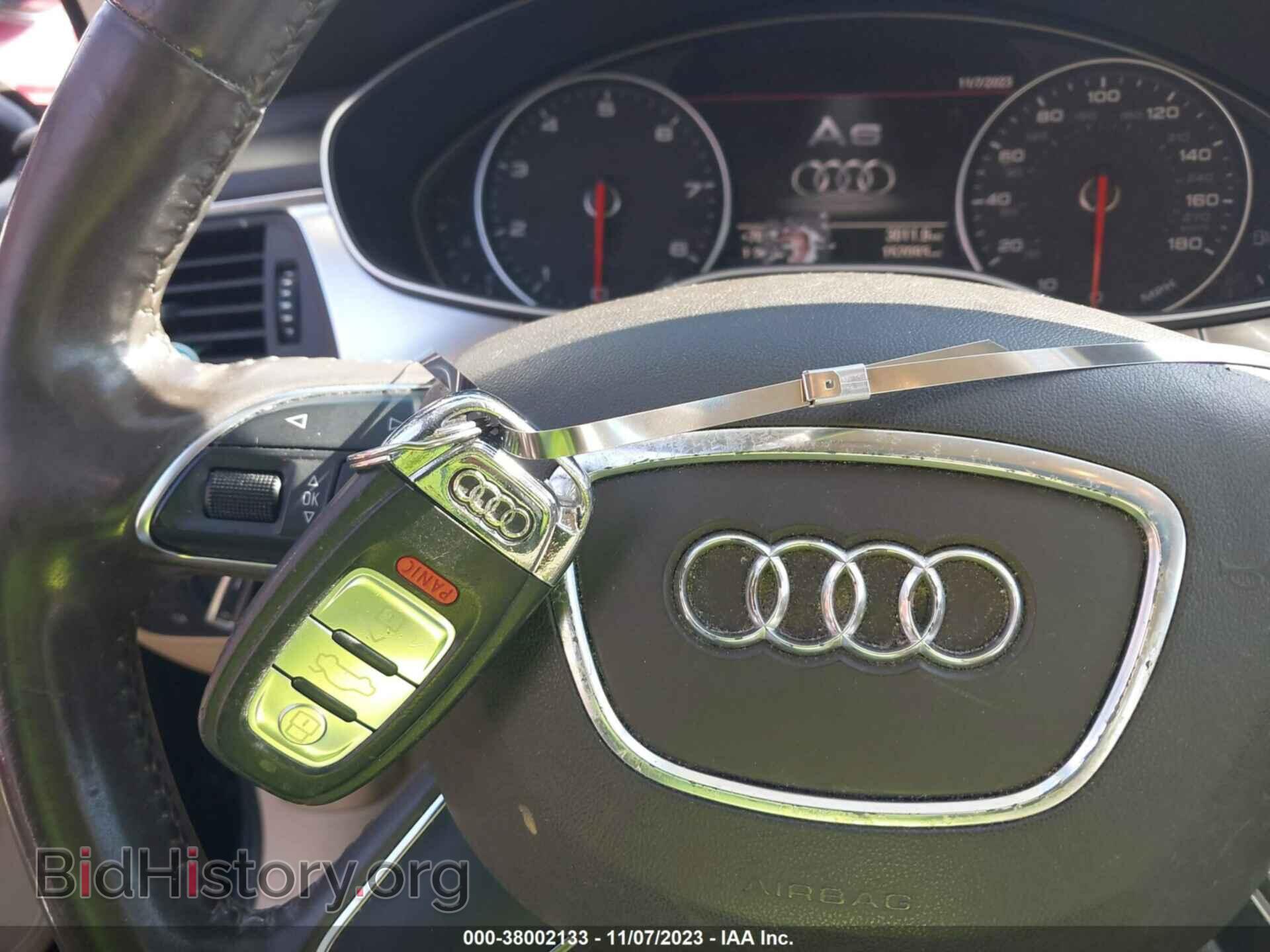 2012 AUDI A6 - VIN: WAUGGAFC8CN166160 - Фото 11