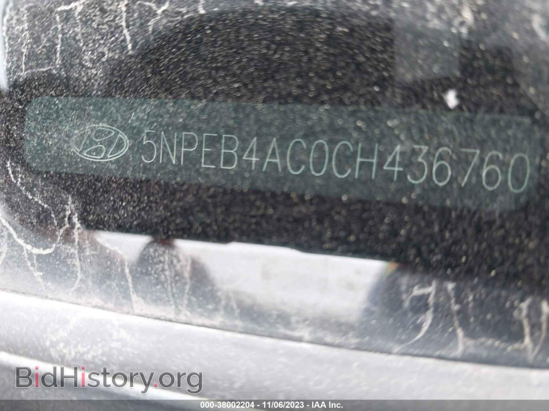 2012 HYUNDAI SONATA - VIN: 5NPEB4AC0CH436760 - Фото 9