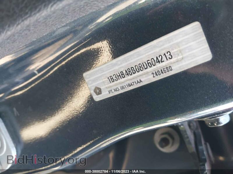 2008 Dodge CALIBER (VIN 1B3HB48B08D604213) — фото 9 из 10