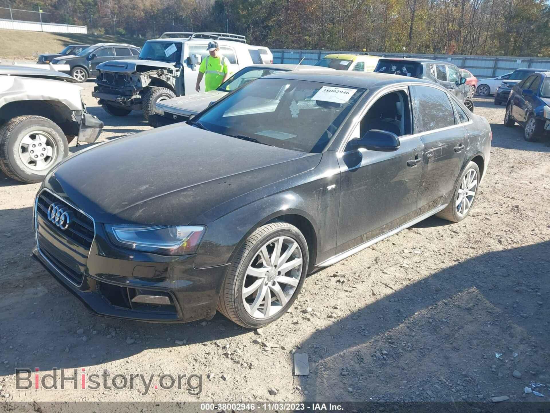 2014 AUDI A4 - VIN: WAUAFAFL4EN034802 - Фото 2