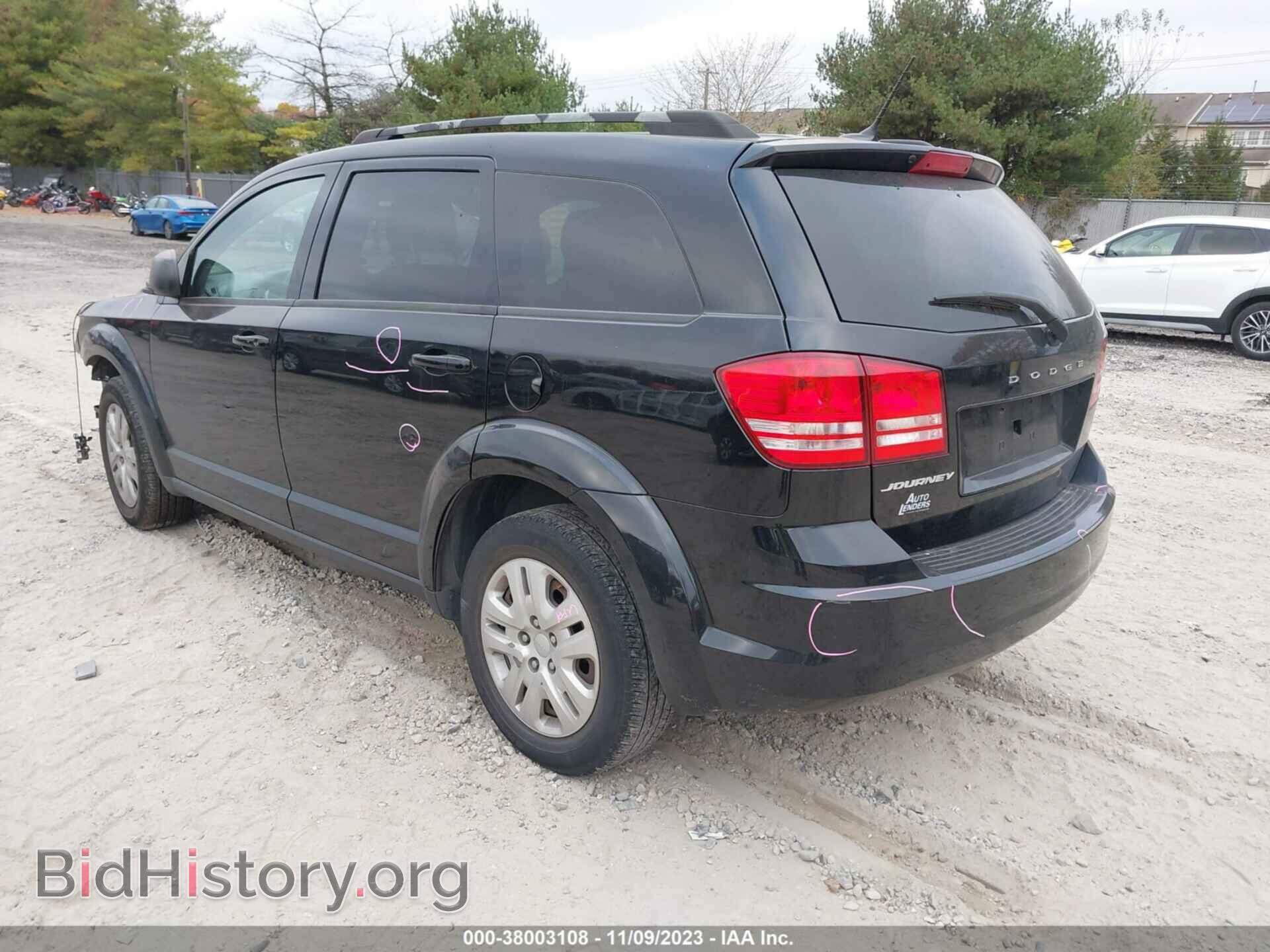 2017 DODGE JOURNEY - VIN: 3C4PDCAB1HT582001 - Фото 3