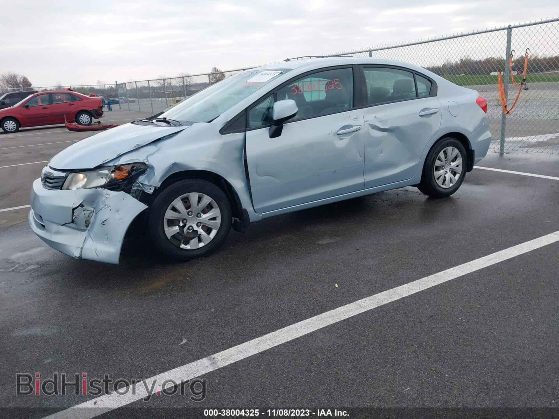 2012 HONDA CIVIC - VIN: 19XFB2F51CE051781 - Фото 2