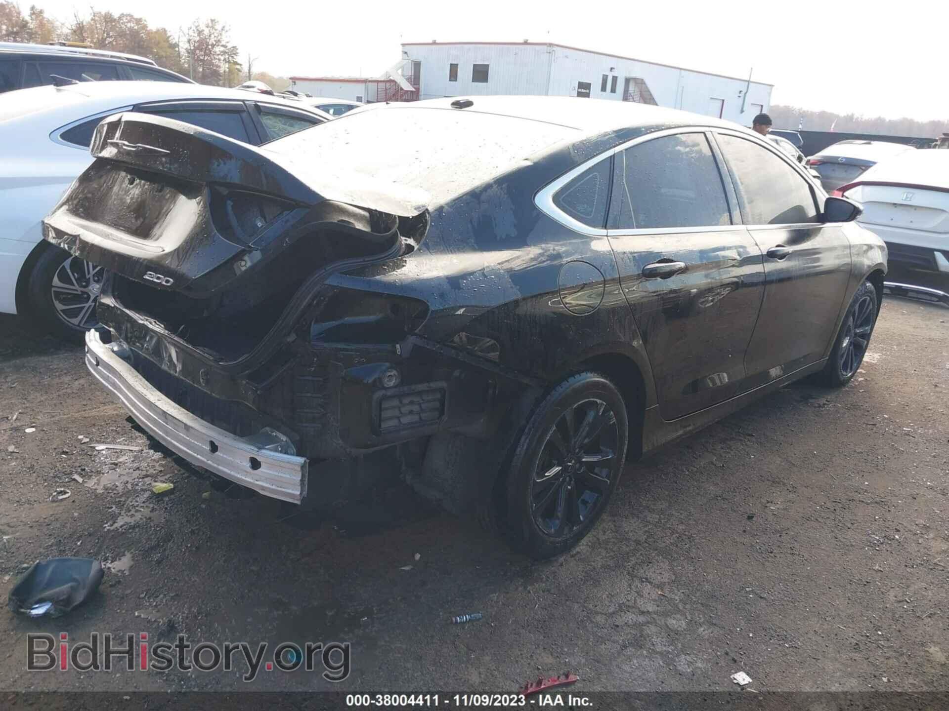 2015 CHRYSLER 200 - VIN: 1C3CCCAB1FN504983 - Фото 4