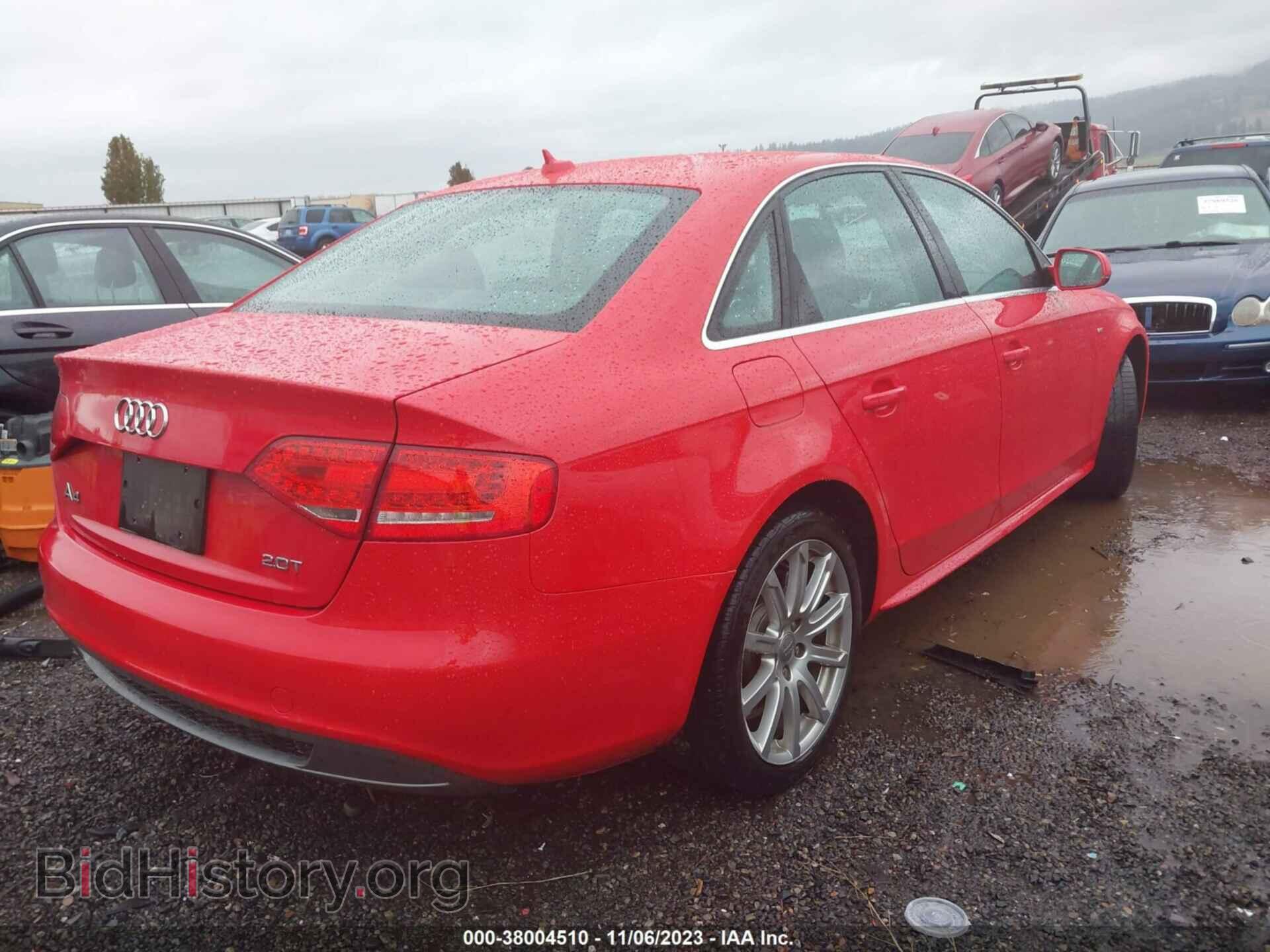 2012 AUDI A4 - VIN: WAUEFAFL7CA112429 - Фото 4