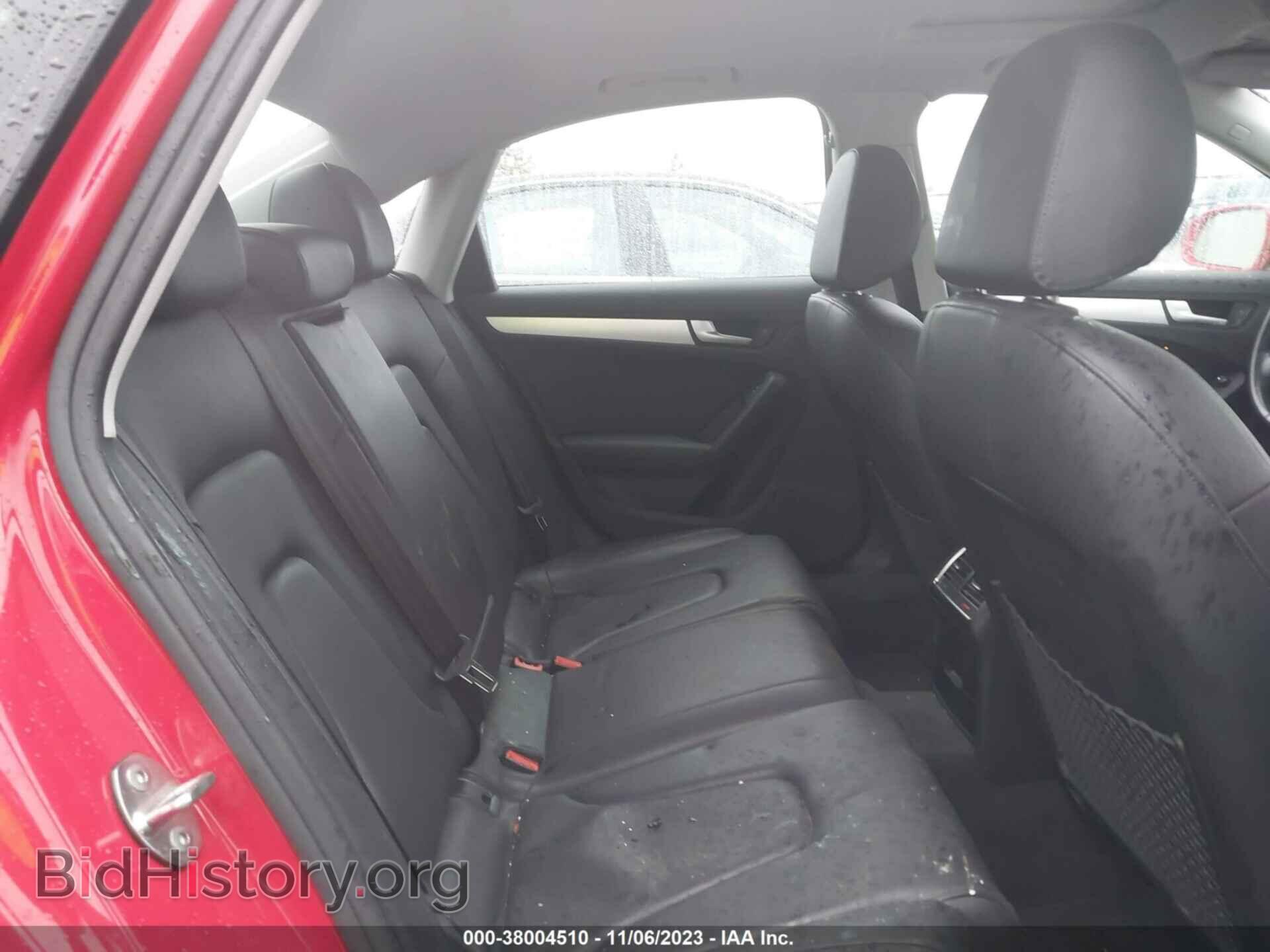 2012 AUDI A4 - VIN: WAUEFAFL7CA112429 - Фото 8