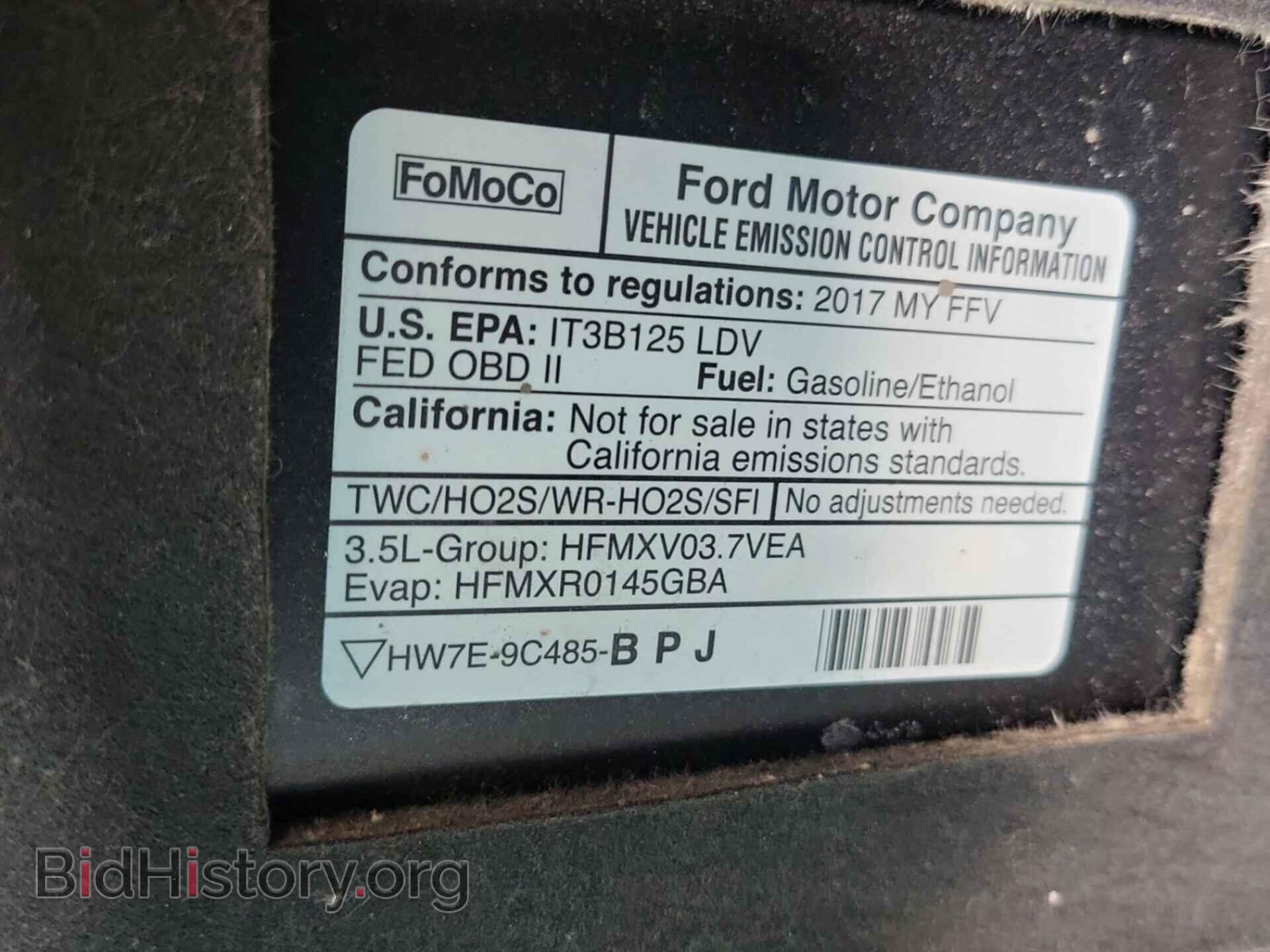 2017 FORD TAURUS - VIN: 1FAHP2E83HG114320 - Фото 16
