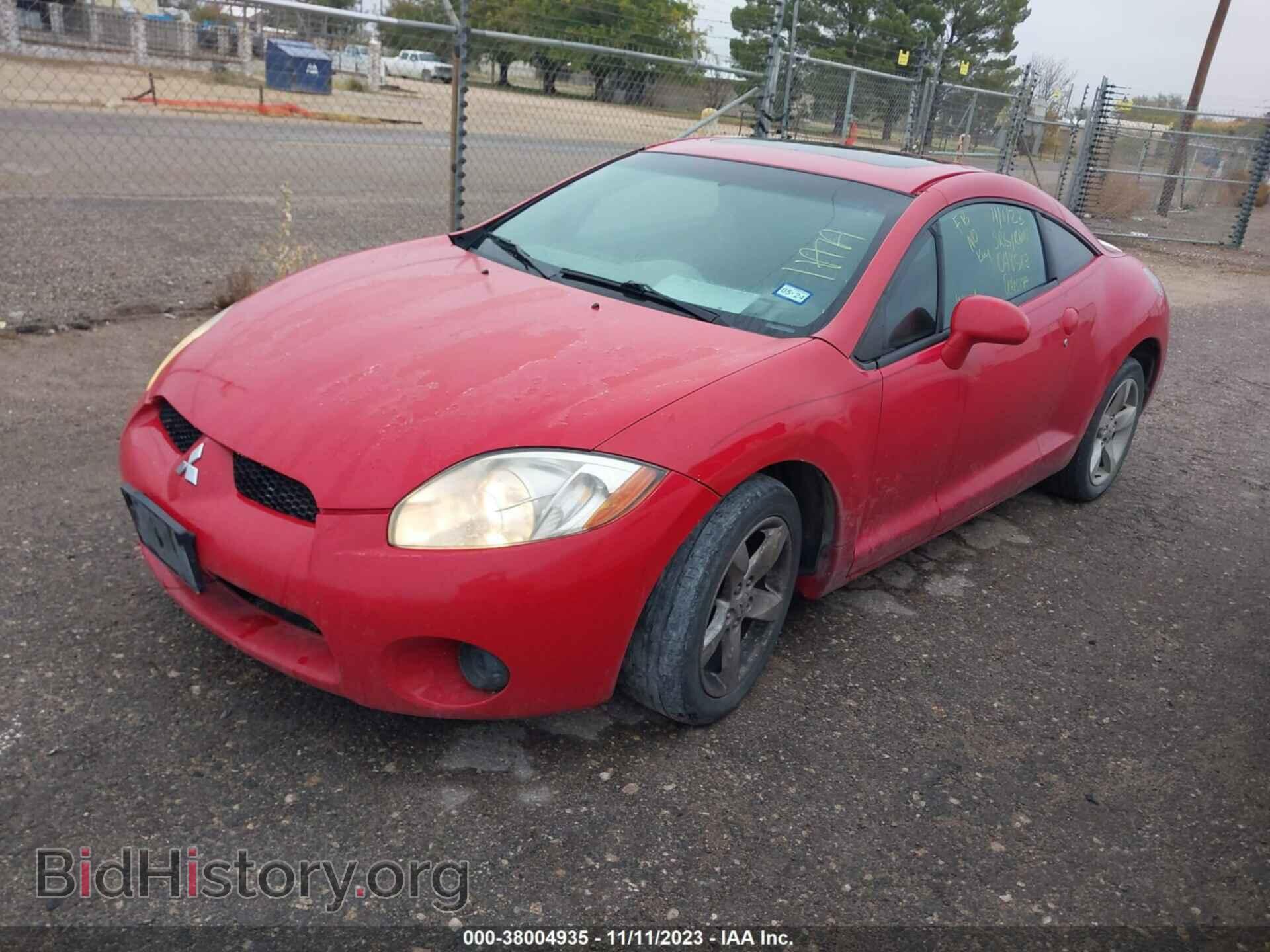 2007 MITSUBISHI ECLIPSE - VIN: 4A3AK24F97E048583 - Фото 2