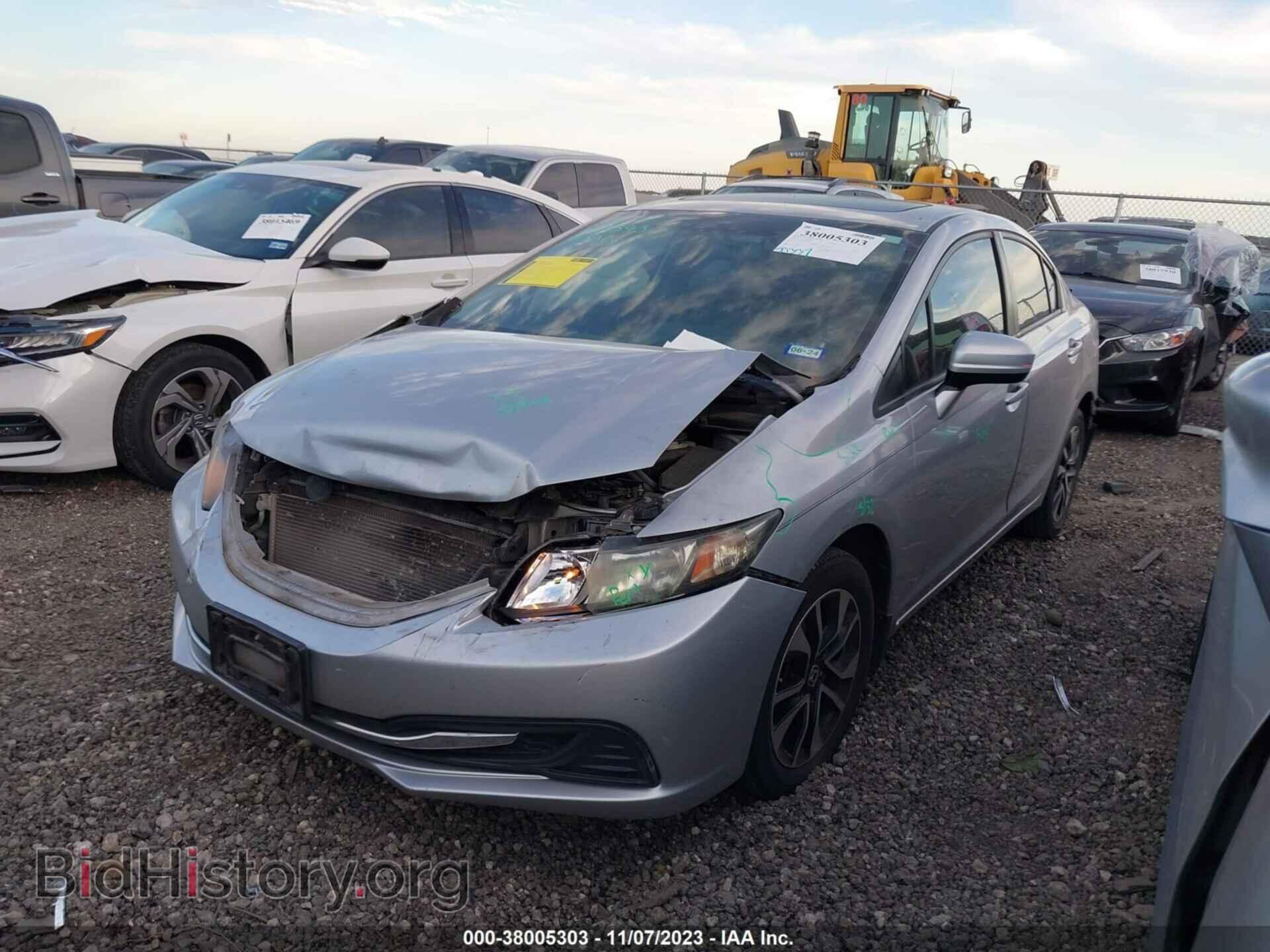 2014 HONDA CIVIC - VIN: 19XFB2F87EE040216 - Фото 2