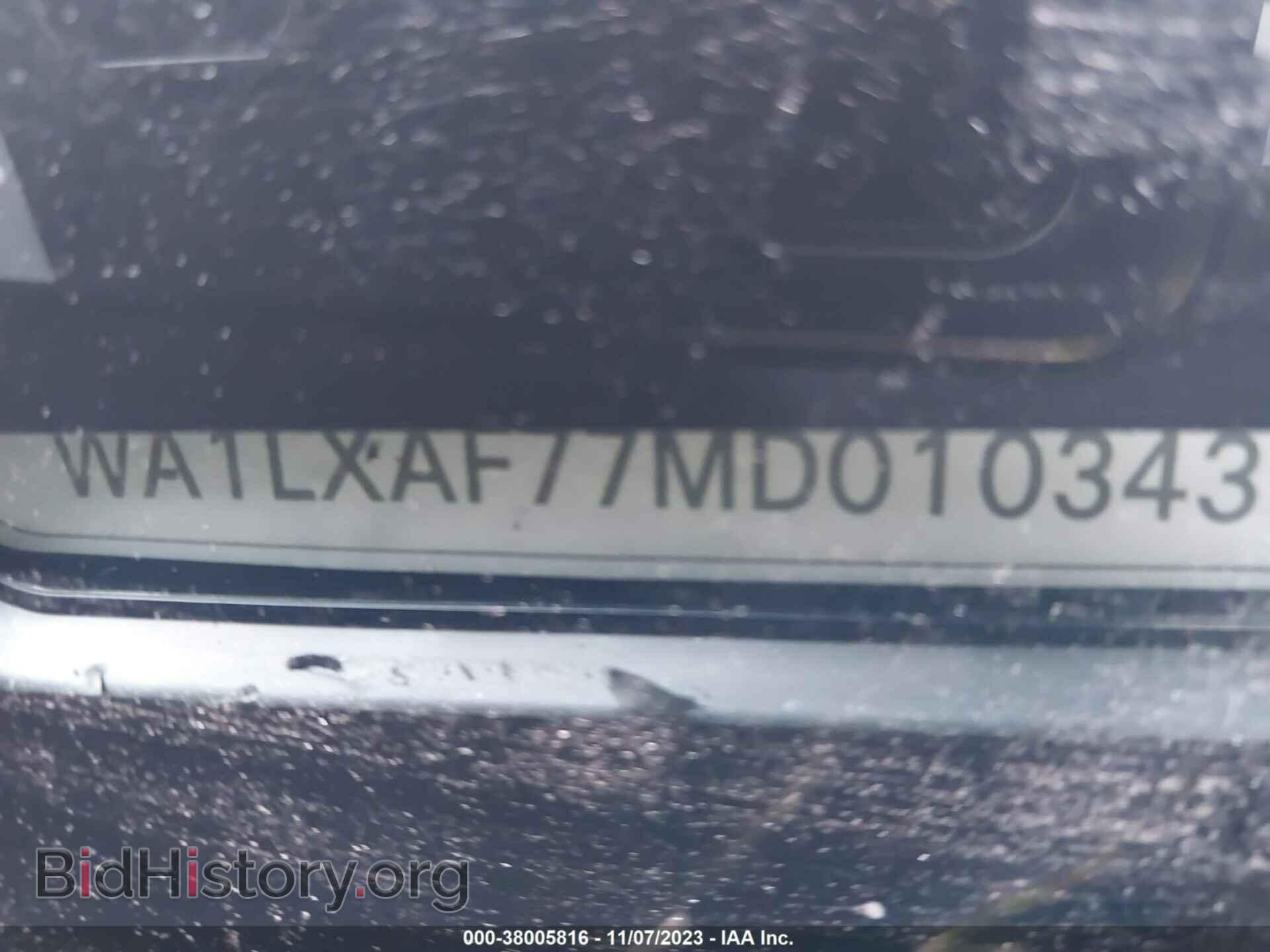2021 AUDI Q7 - VIN: WA1LXAF77MD010343 - Фото 9