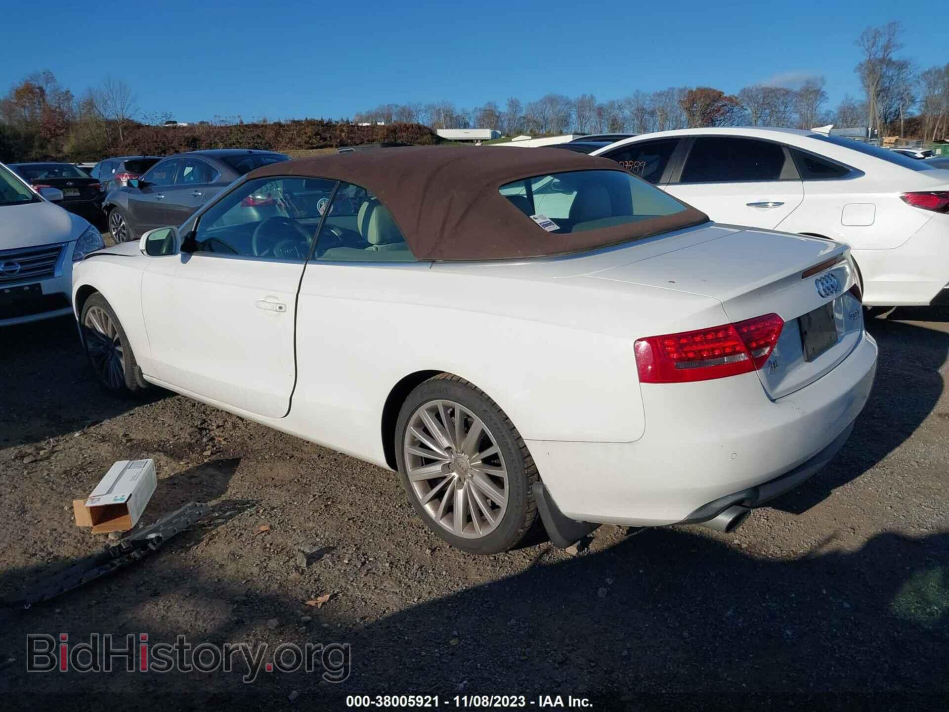 2012 AUDI A5 - VIN: WAULFAFH8CN004820 - Фото 3