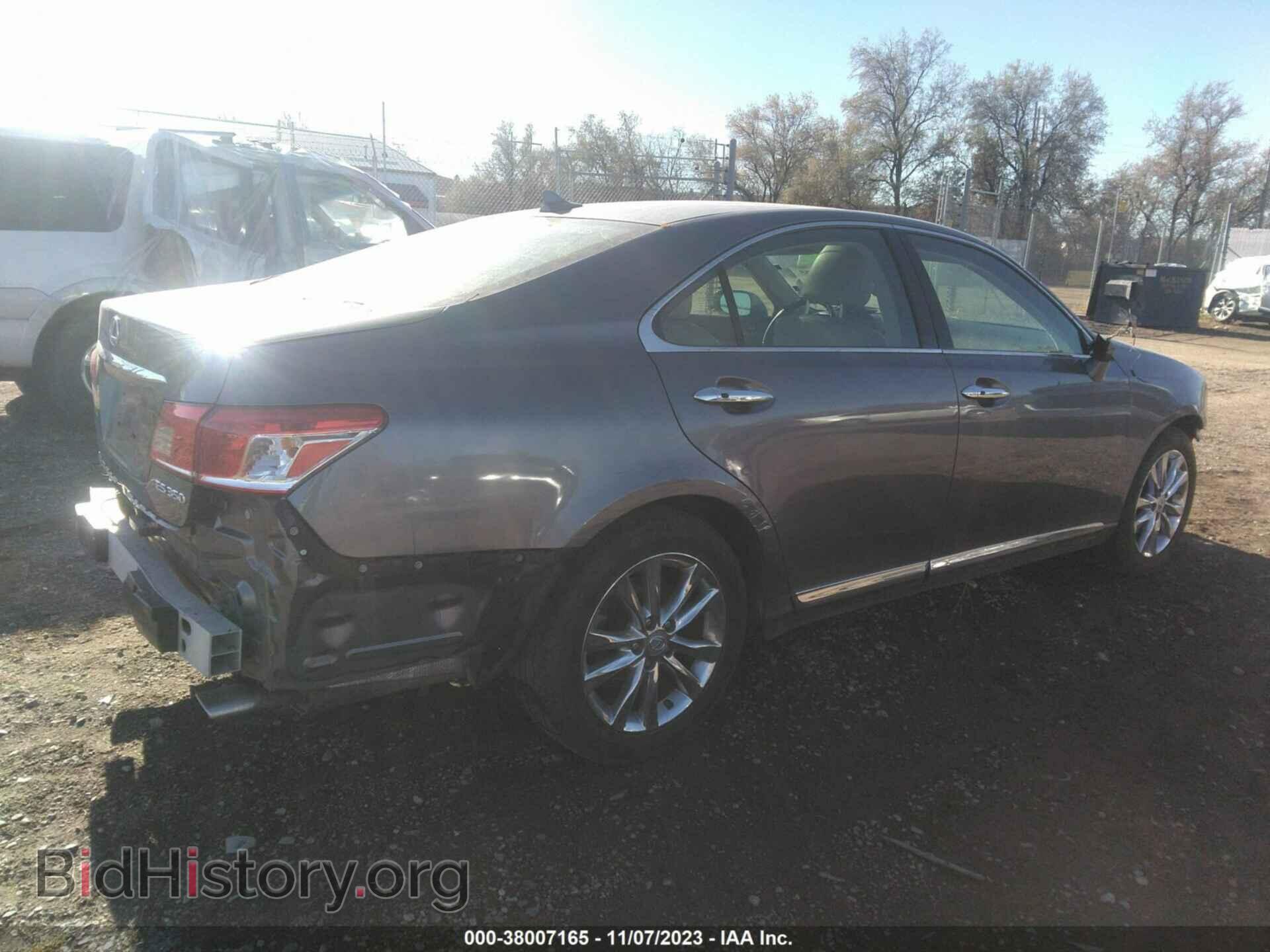 2012 LEXUS ES 350 - VIN: JTHBK1EG2C2476725 - Фото 4