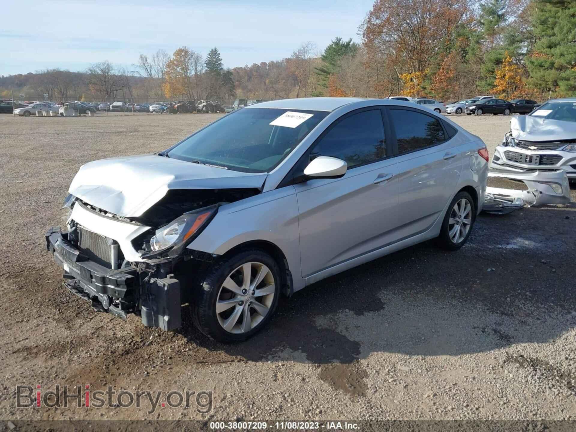 2013 HYUNDAI ACCENT - VIN: KMHCU4AE4DU379677 - Фото 2