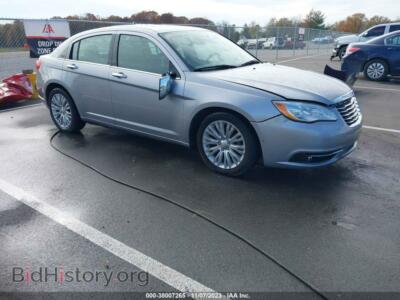 2013 Chrysler 200 Limited, серебристый — VIN 1C3CCBCG8DN510604, IAAI