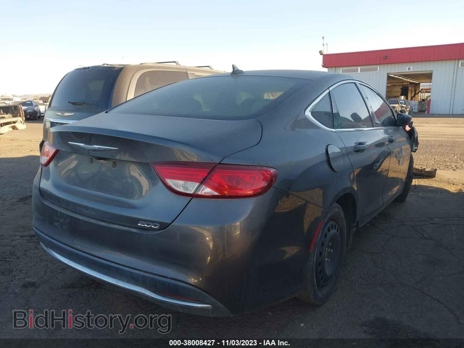 2016 CHRYSLER 200 - VIN: 1C3CCCAB7GN165678 - Фото 4