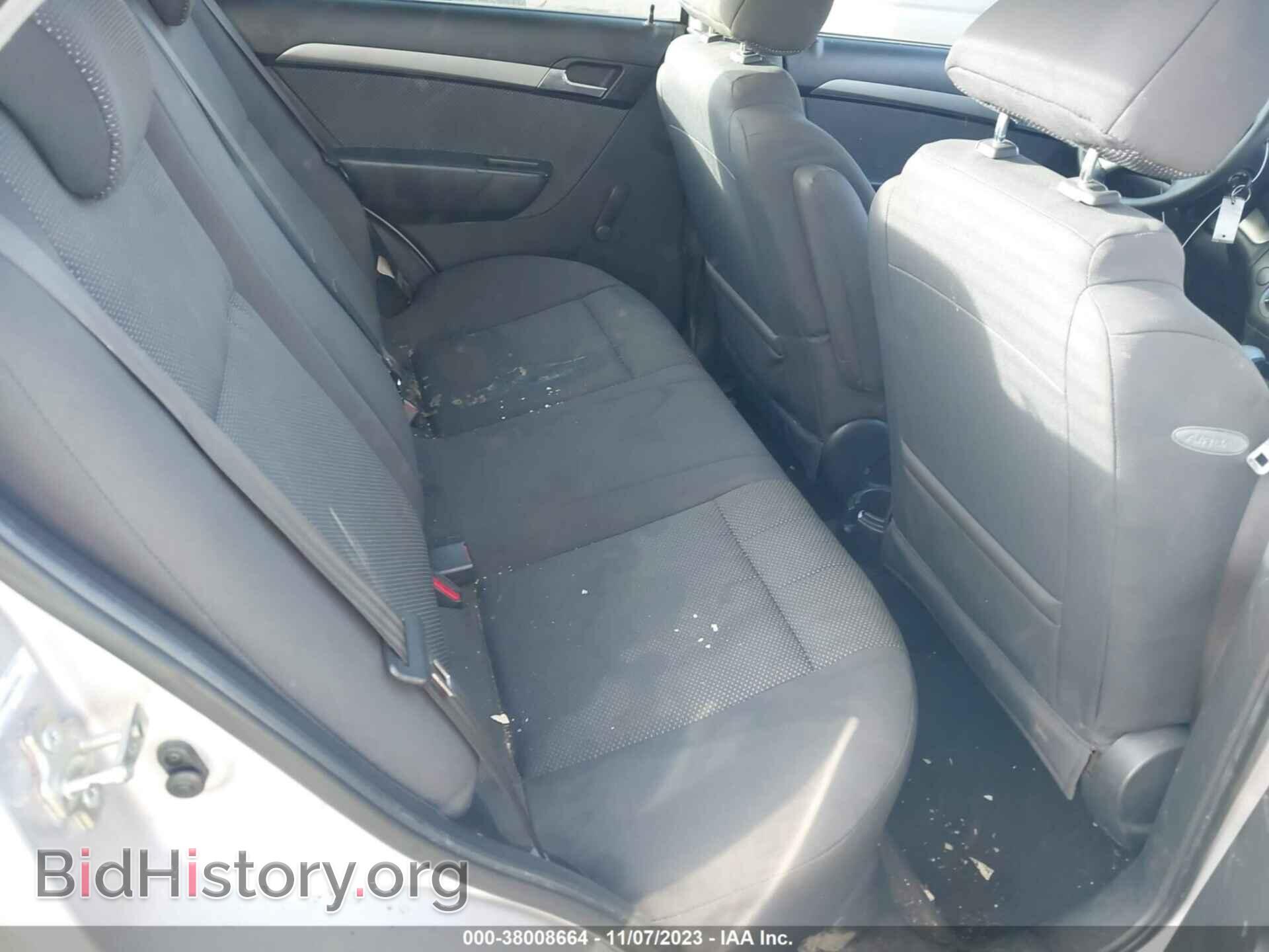 2008 CHEVROLET AVEO - VIN: KL1TD56688B220262 - Фото 8