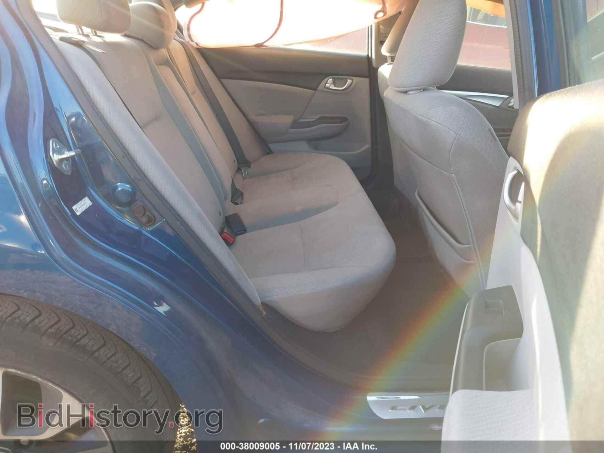 2013 HONDA CIVIC - VIN: 19XFB2F85DE201726 - Фото 8
