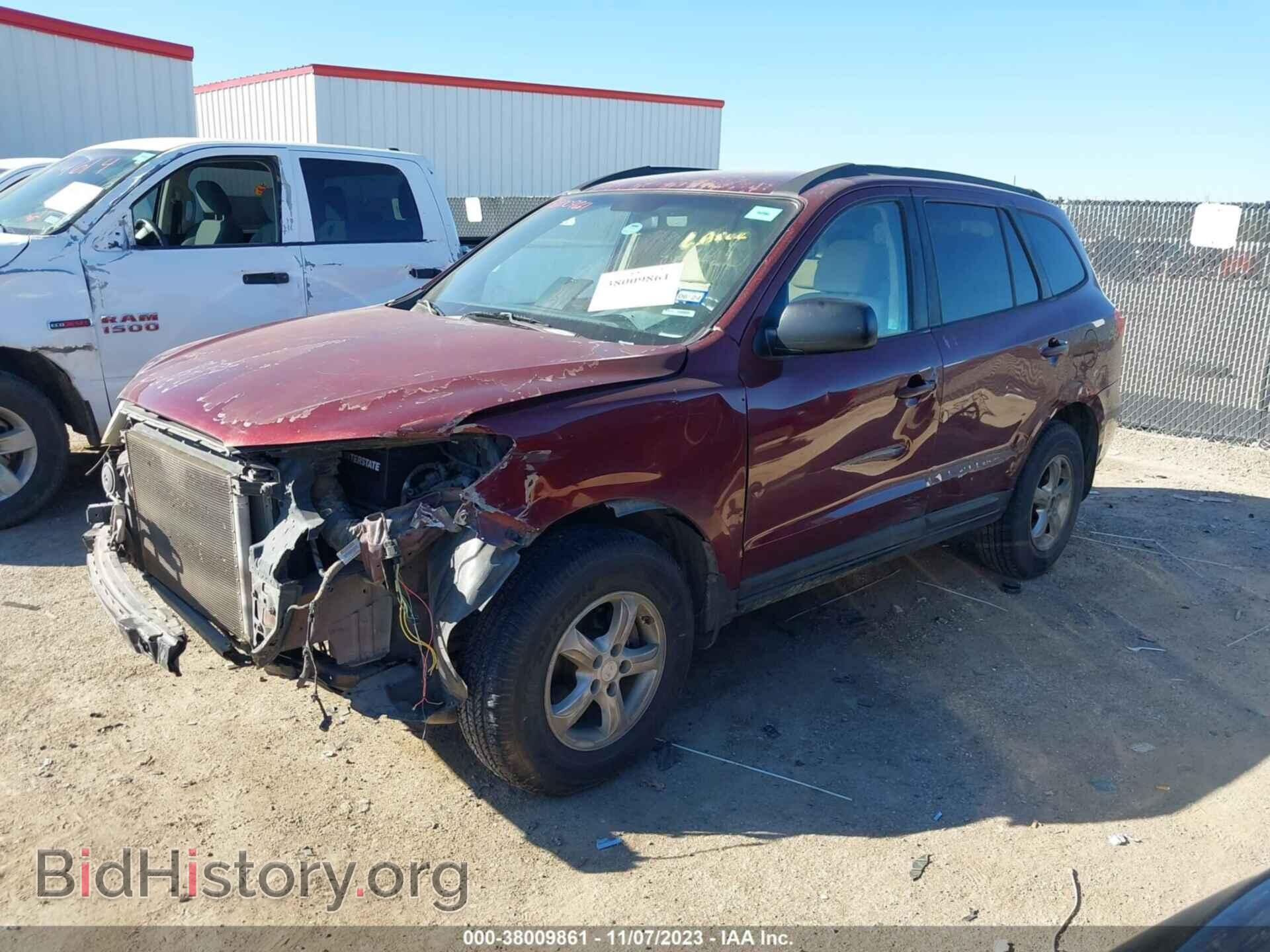 2009 HYUNDAI SANTA FE - VIN: 5NMSG13D49H246281 - Фото 2