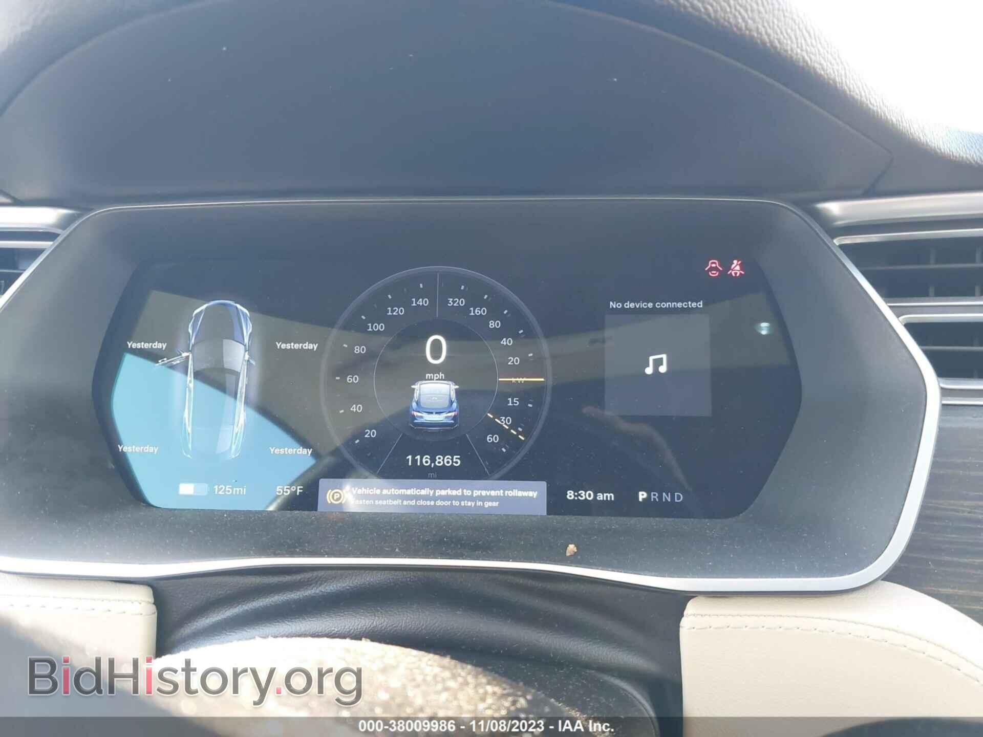 2014 TESLA MODEL S - VIN: 5YJSA1H14EFP50390 - Фото 7