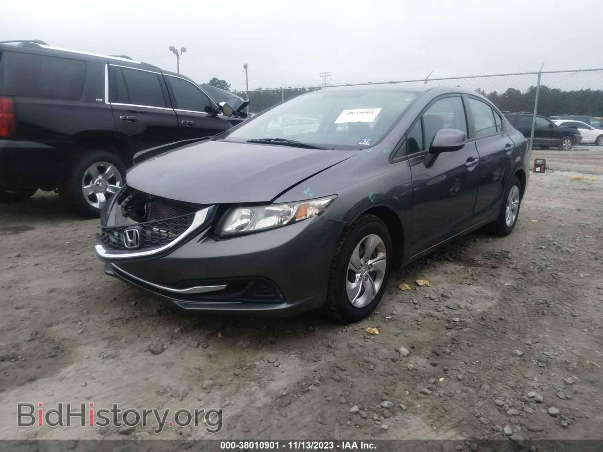 2013 HONDA CIVIC - VIN: 19XFB2E59DE088015 - Фото 2