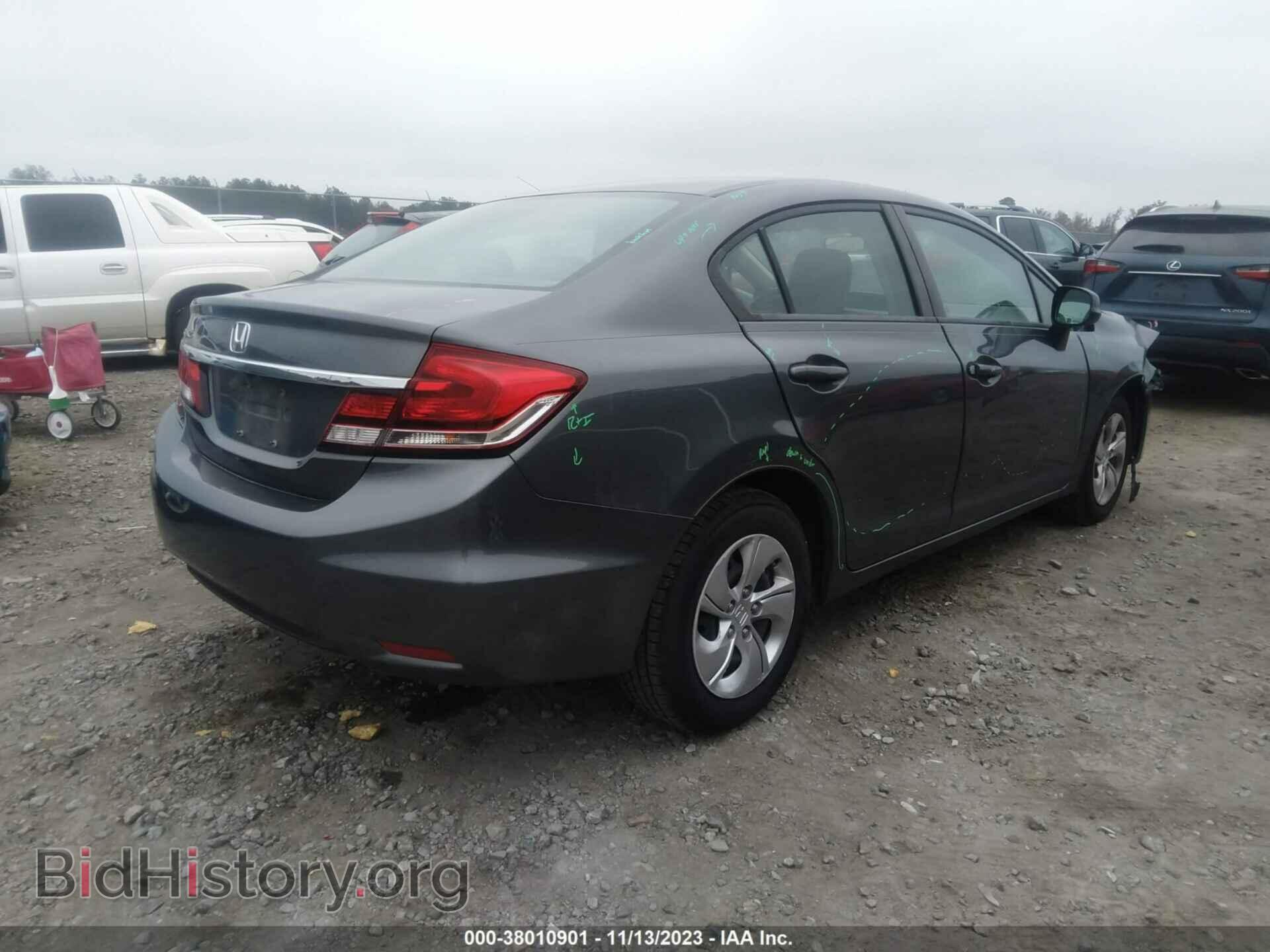 2013 HONDA CIVIC - VIN: 19XFB2E59DE088015 - Фото 4