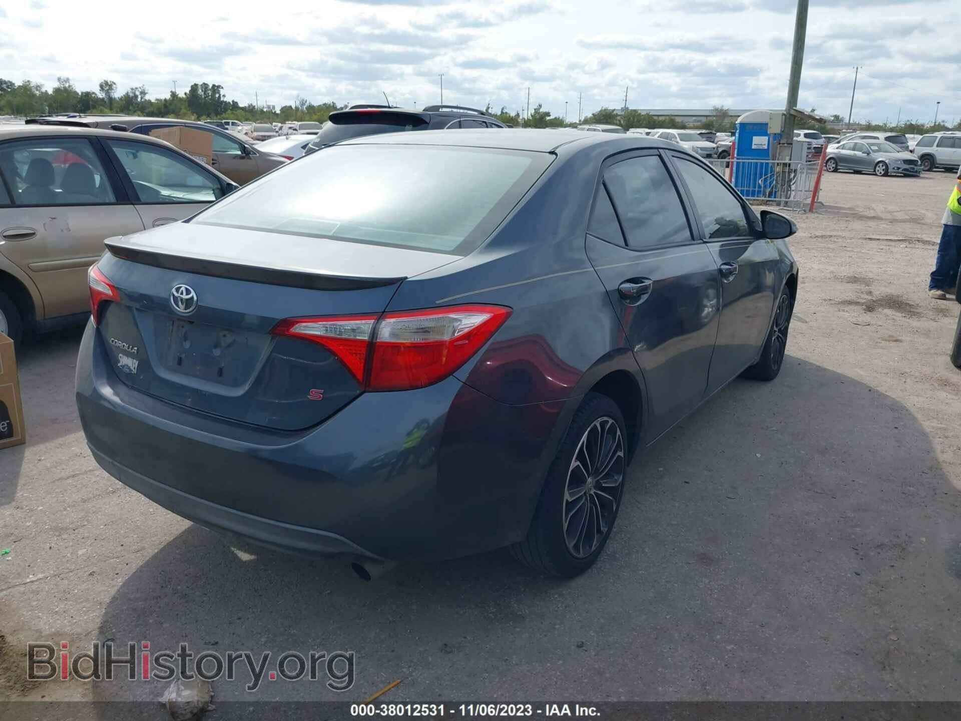 2014 TOYOTA COROLLA - VIN: 2T1BURHE5EC092592 - Фото 4