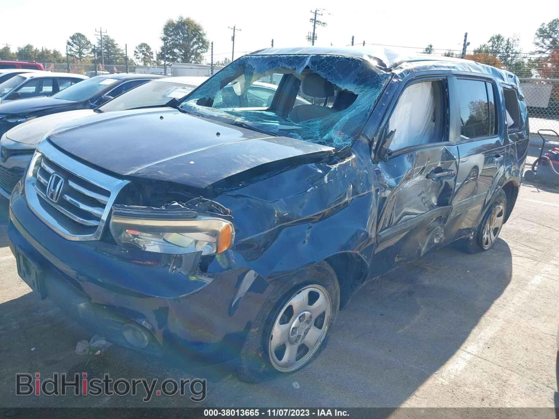 2012 HONDA PILOT - VIN: 5FNYF4H21CB005468 - Фото 2