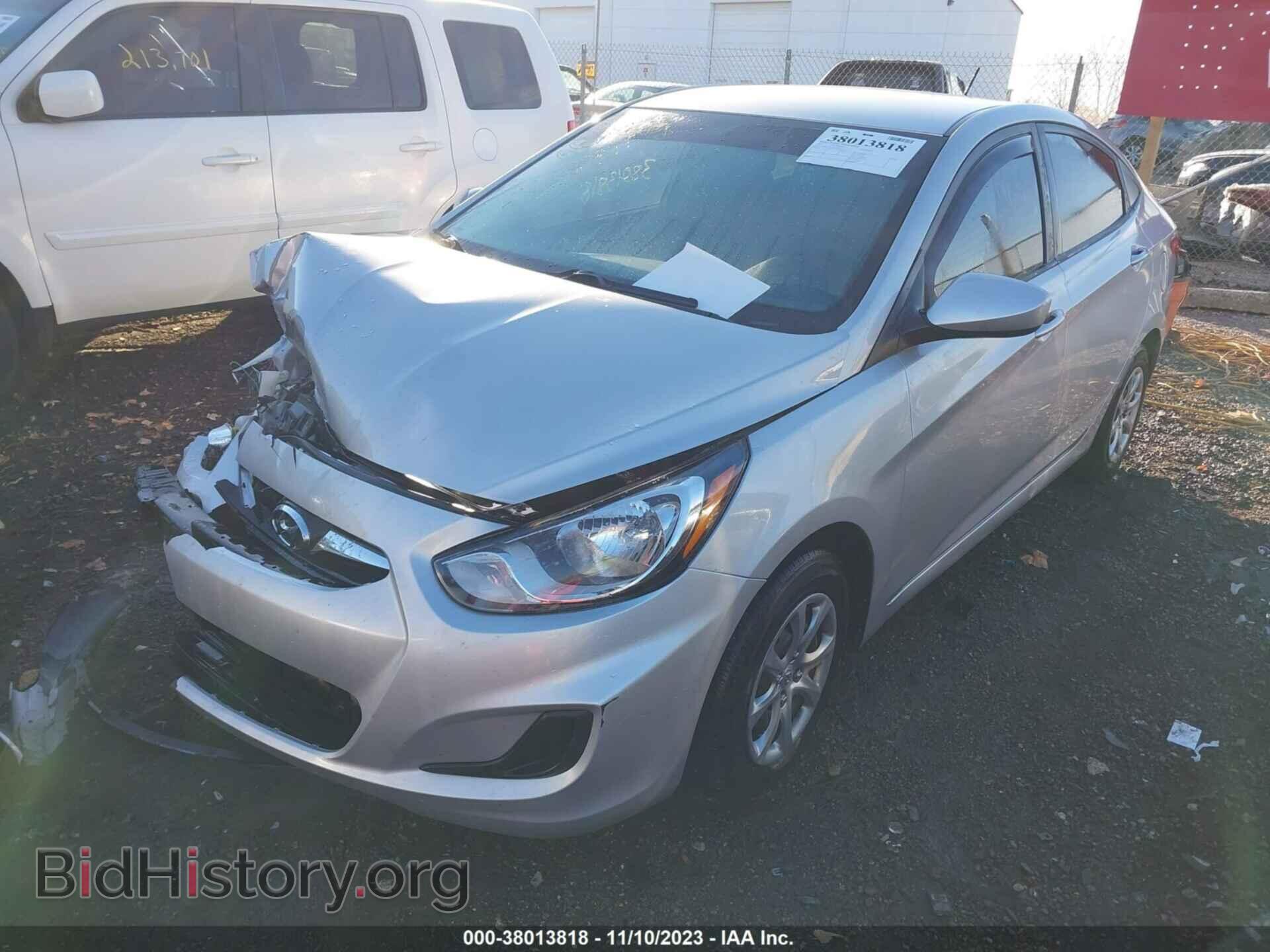 2014 HYUNDAI ACCENT - VIN: KMHCT4AE2EU599047 - Фото 2