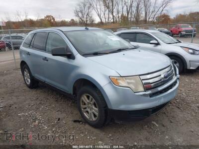 2008 Ford EDGE SE, light blue — VIN 2FMDK36C38BA01874, IAAI