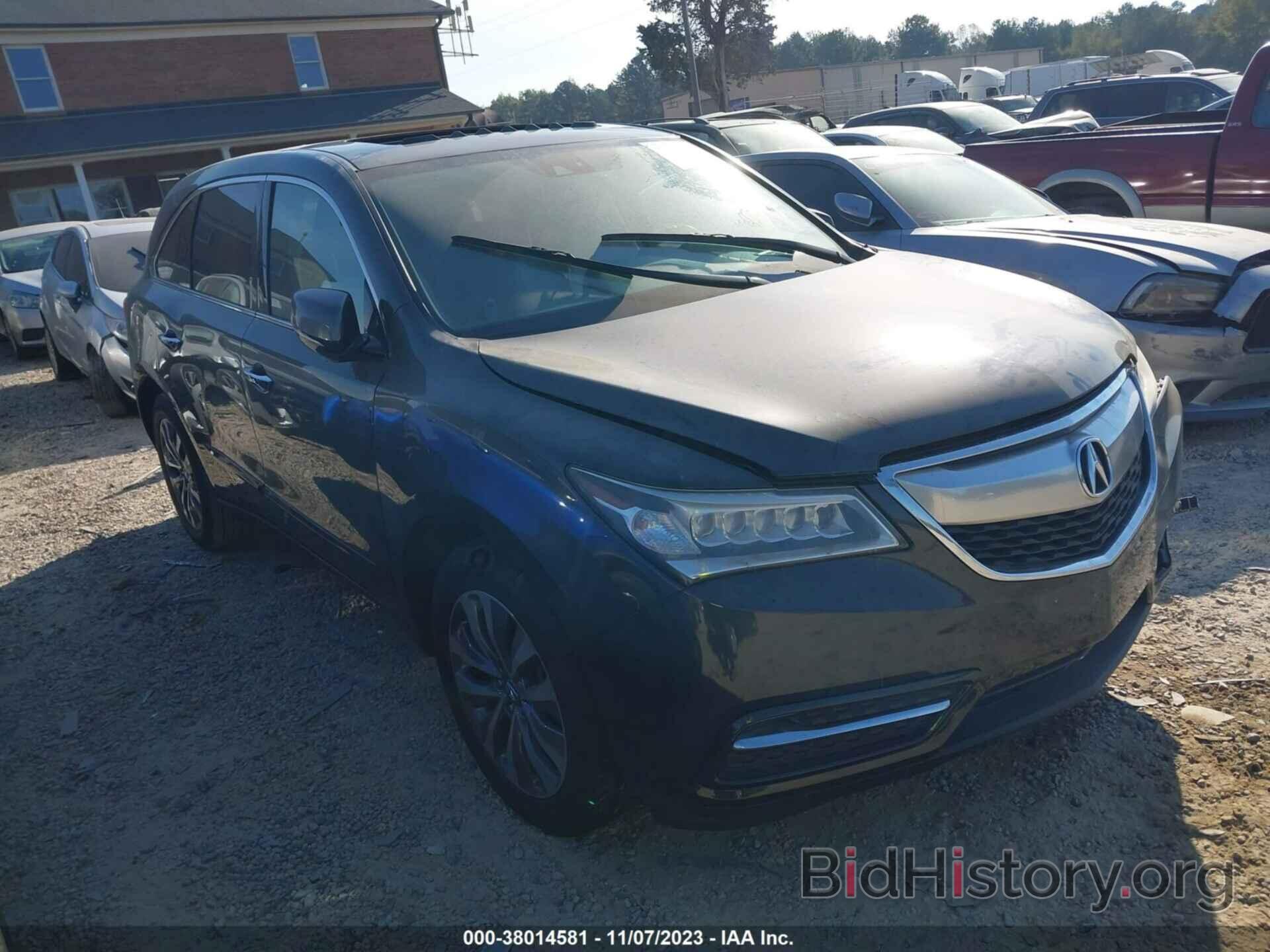 Фотография 5FRYD3H43EB012196 - ACURA MDX 2014