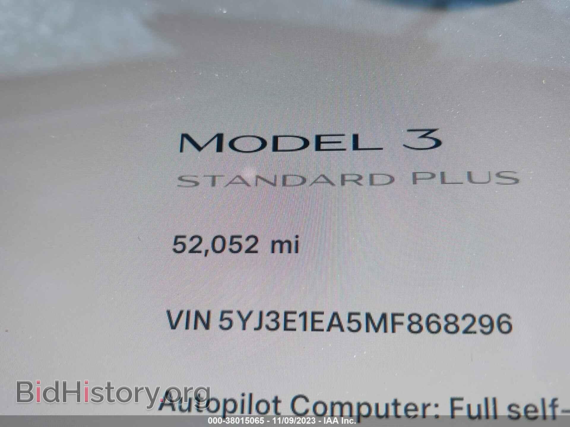 2021 TESLA MODEL 3 - VIN: 5YJ3E1EA5MF868296 - Photo 7