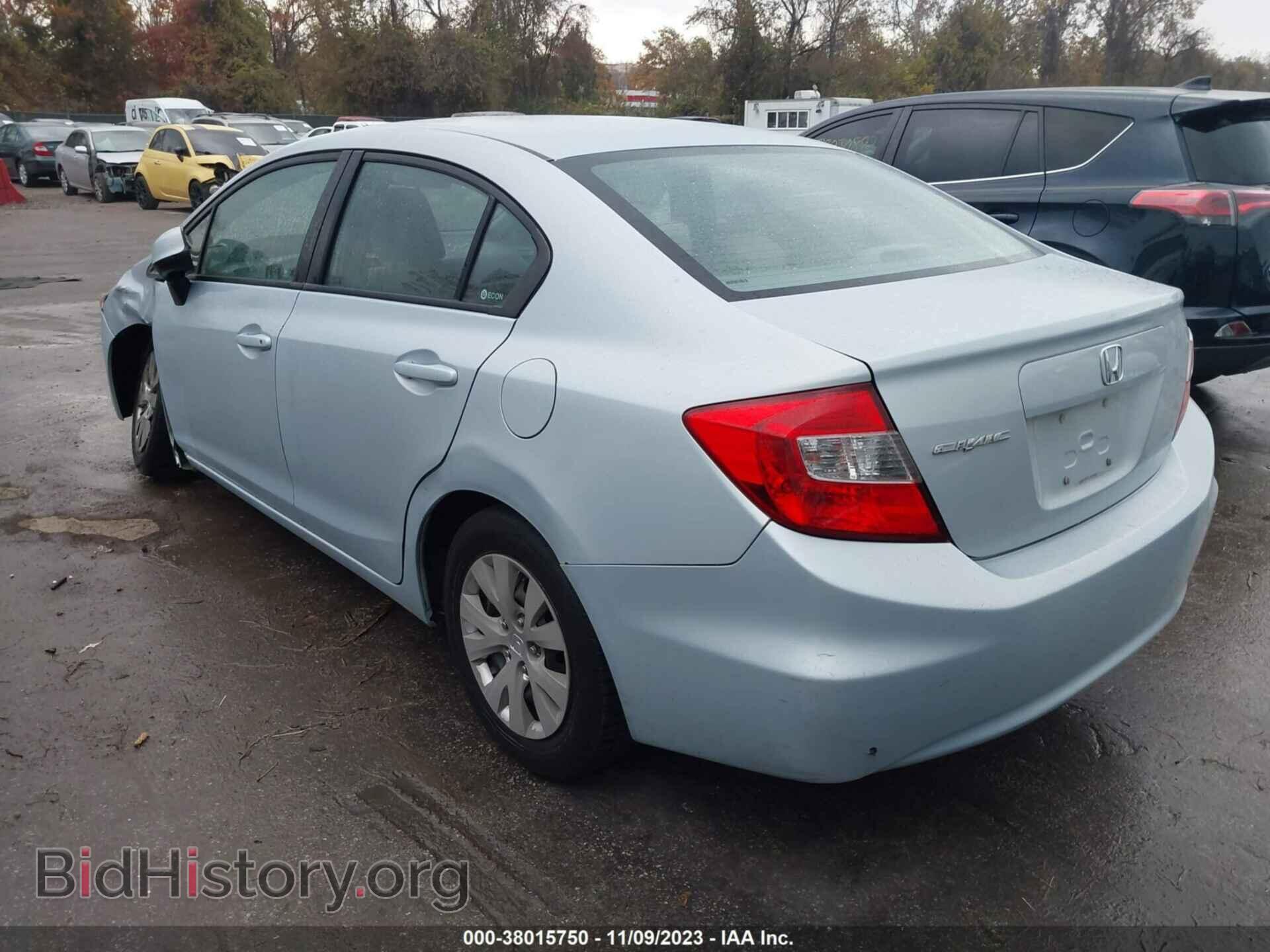 2012 HONDA CIVIC - VIN: 2HGFB2F55CH539833 - Photo 3