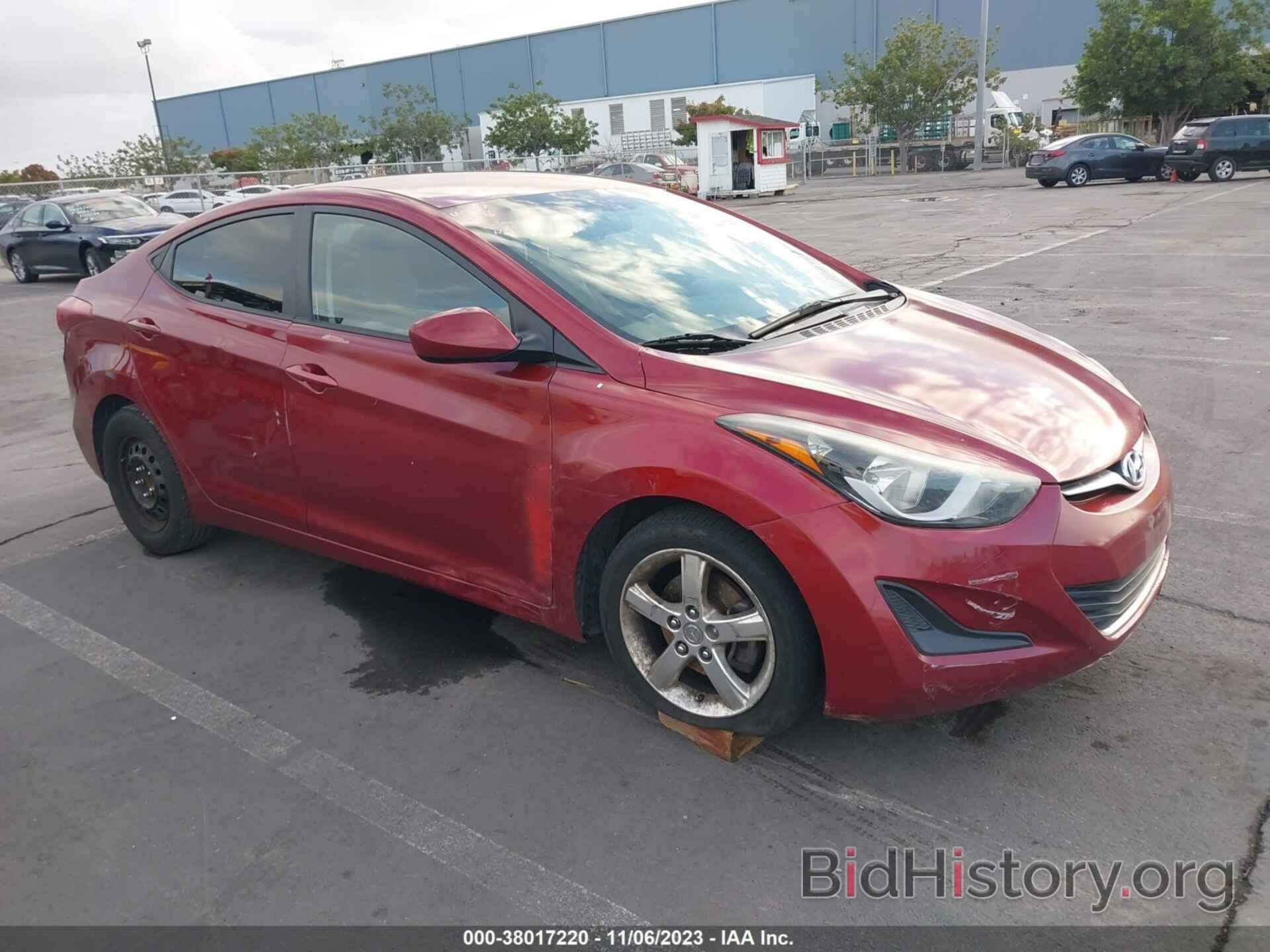 Фотография 5NPDH4AE4GH710155 - HYUNDAI ELANTRA 2016