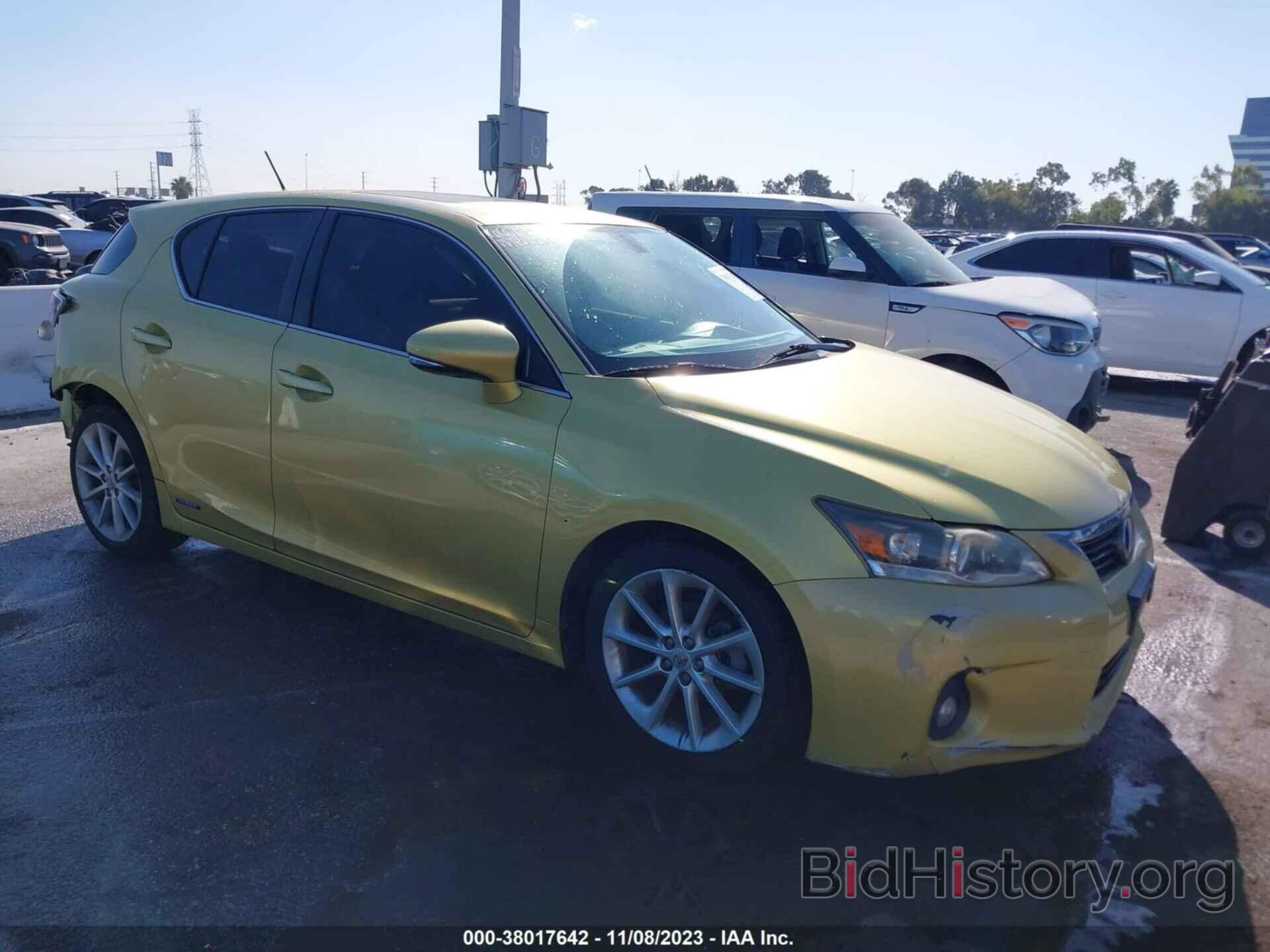 Photo JTHKD5BH2C2060396 - LEXUS CT 200H 2012