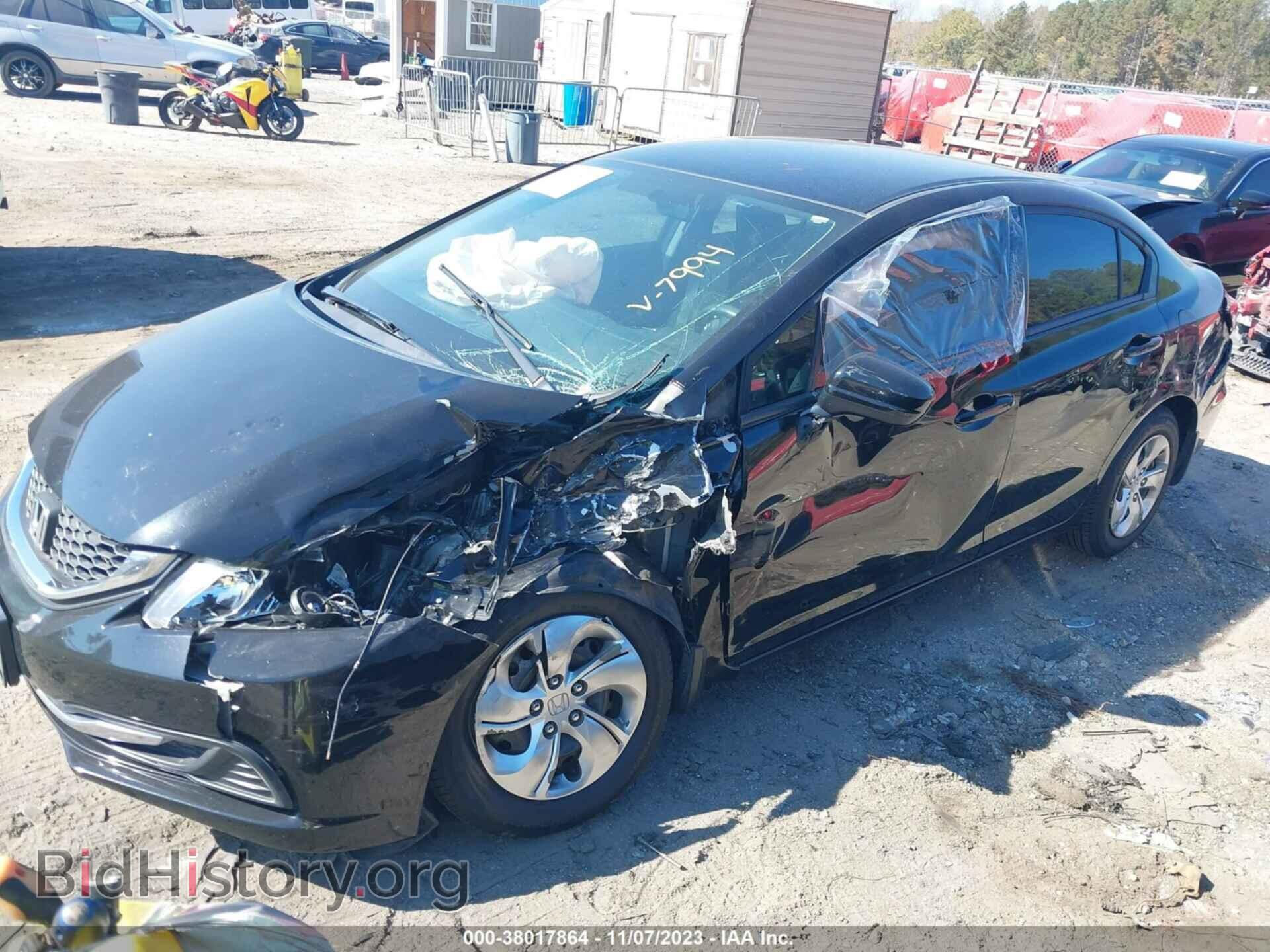 2015 HONDA CIVIC - VIN: 19XFB2F52FE277994 - Фото 2
