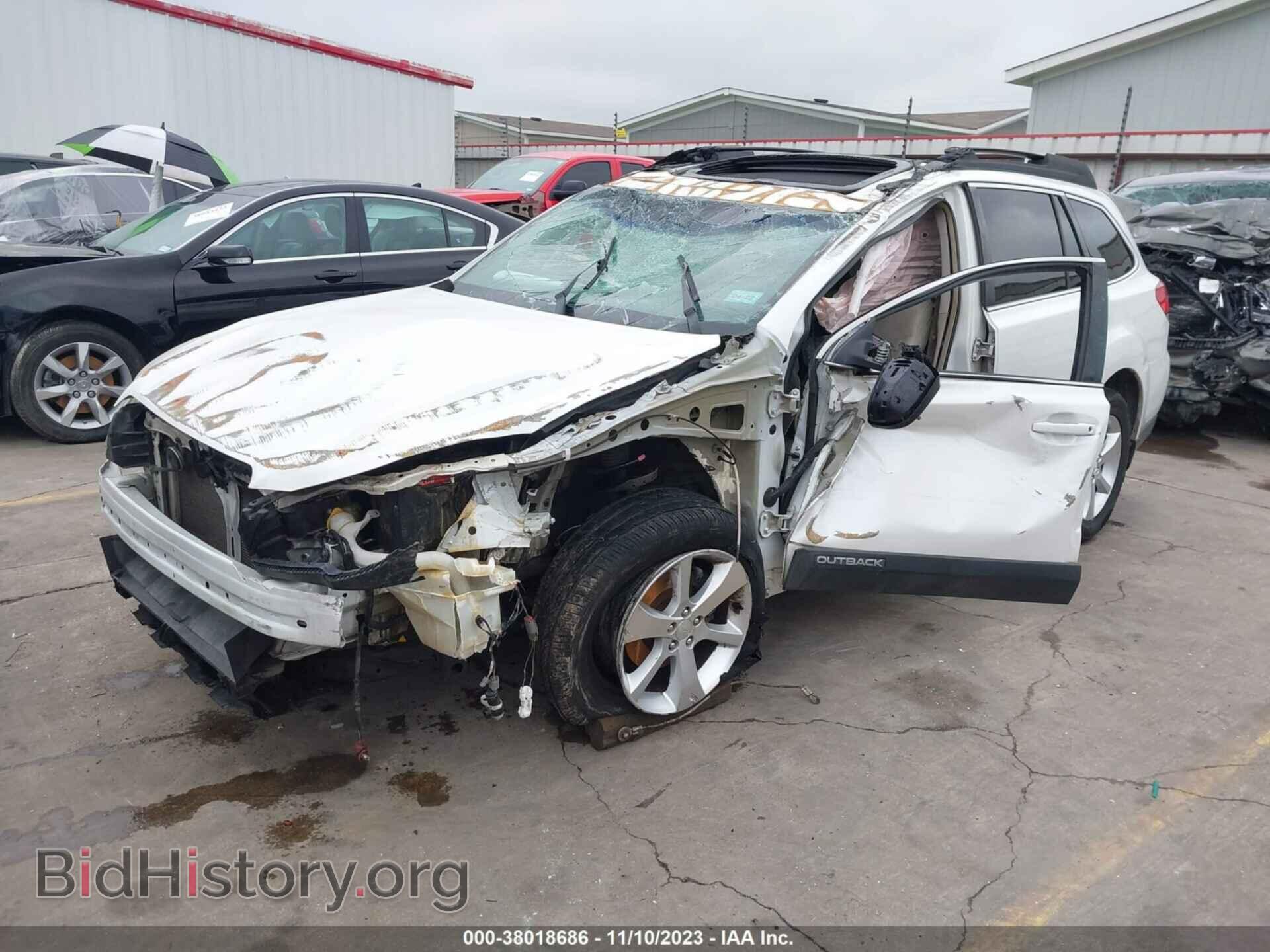 2013 SUBARU OUTBACK - VIN: 4S4BRCLC6D3294350 - Фото 2
