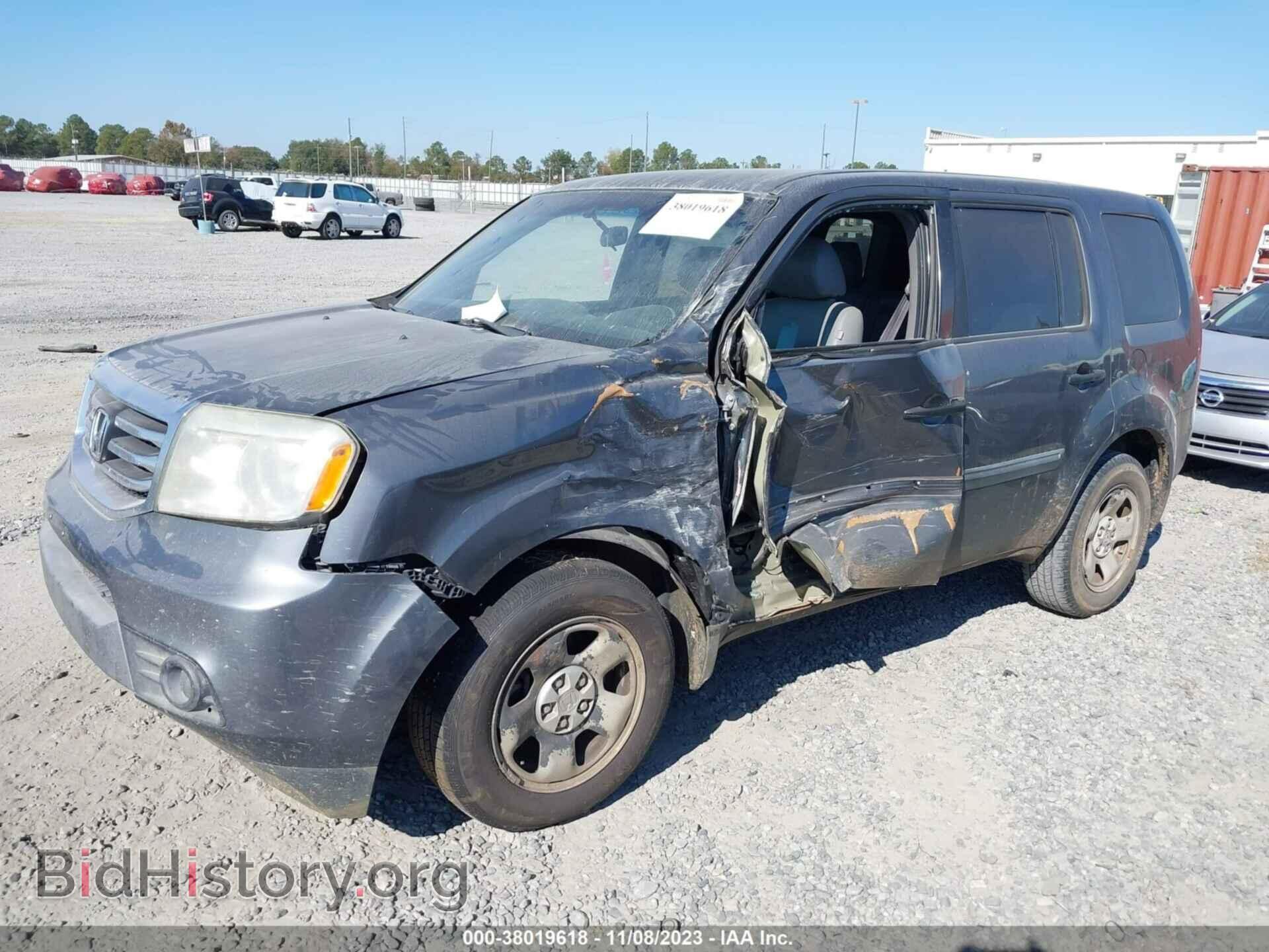 2012 HONDA PILOT - VIN: 5FNYF3H23CB028972 - Фото 2