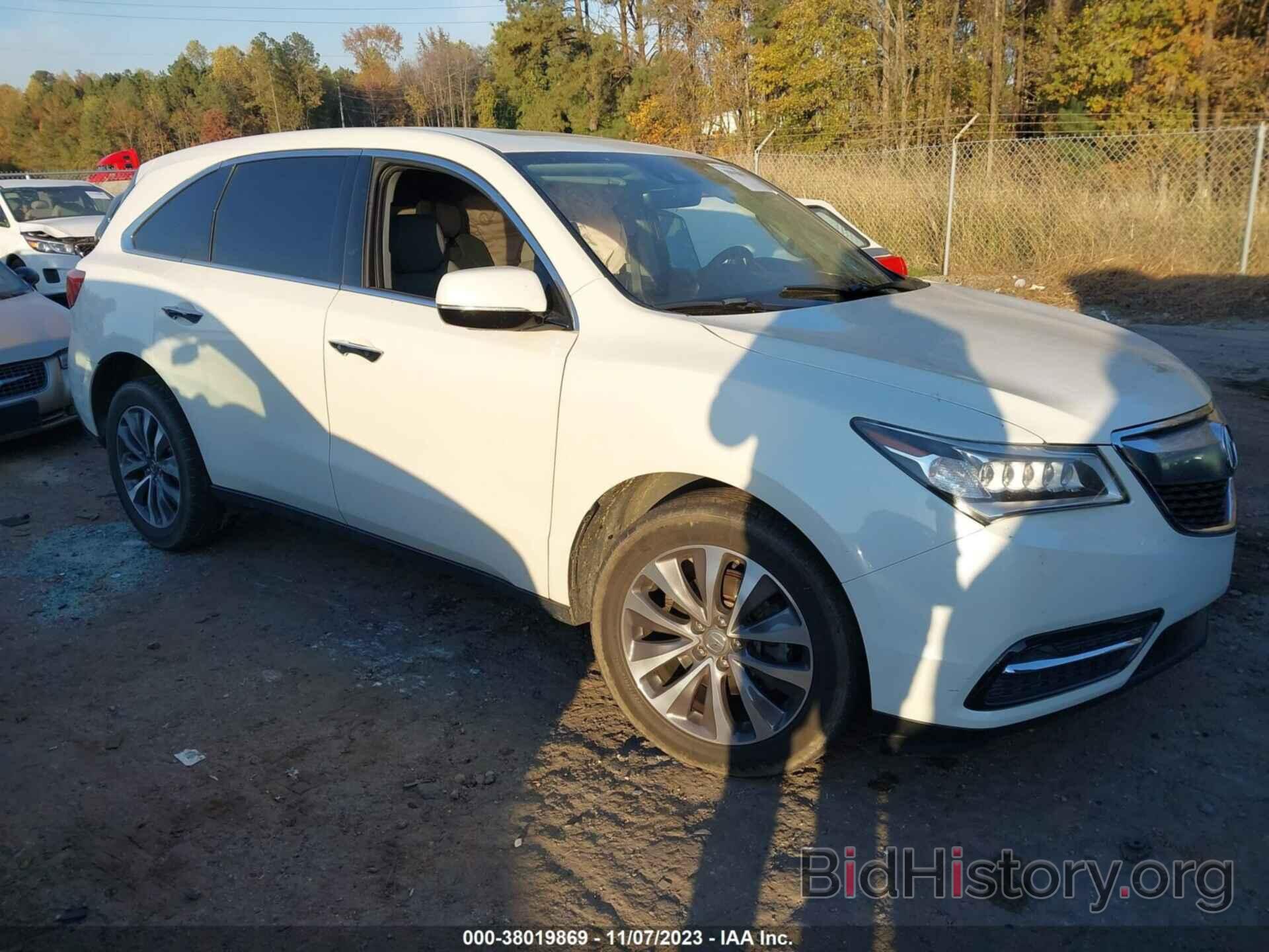 Photo 5FRYD4H46GB034587 - ACURA MDX 2016