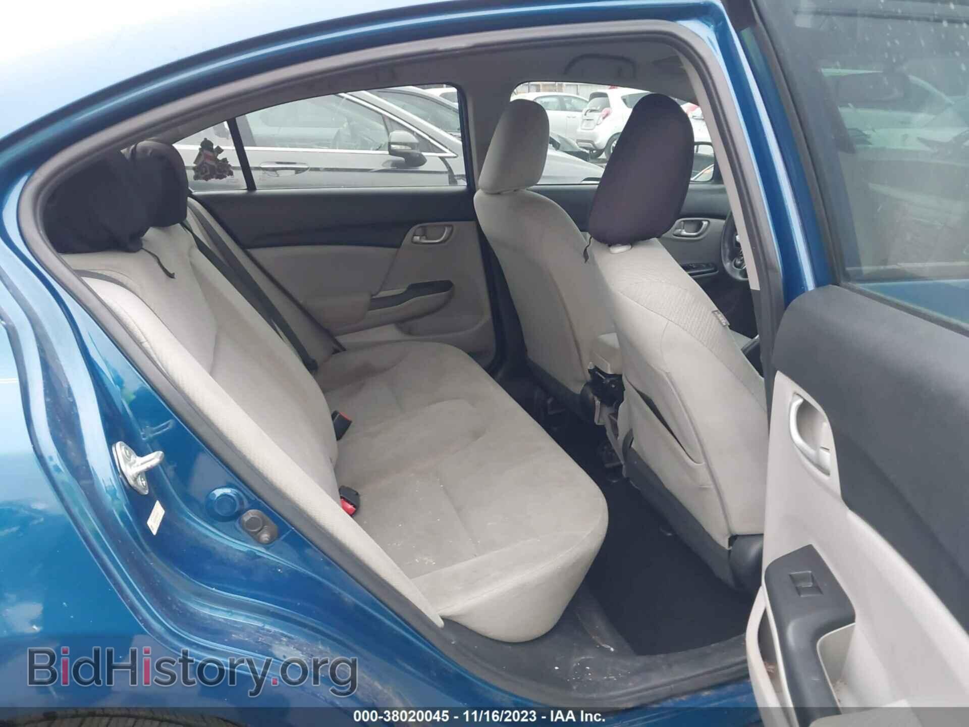 2013 HONDA CIVIC - VIN: 2HGFB2F58DH557633 - Фото 8