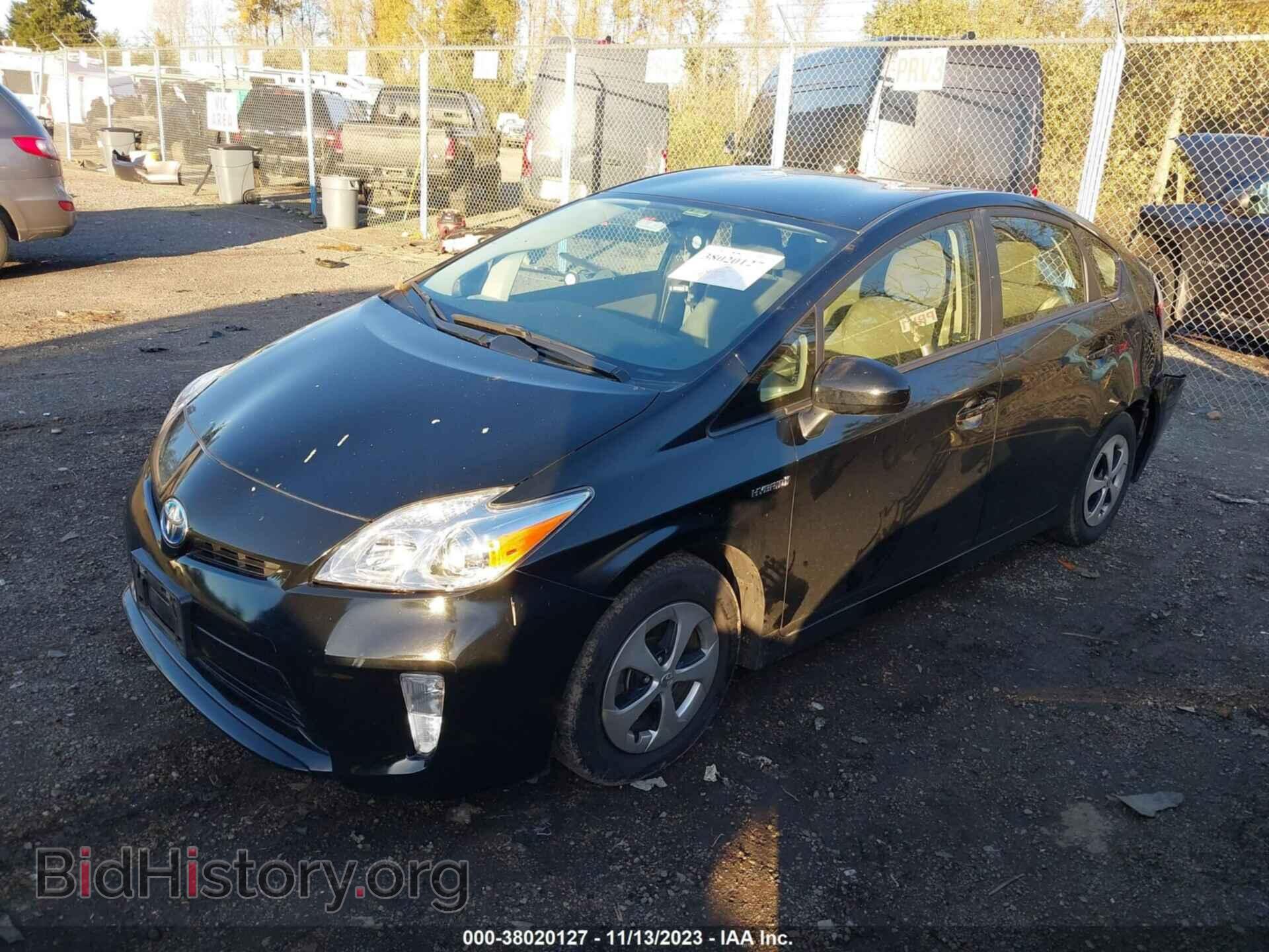 2014 TOYOTA PRIUS - VIN: JTDKN3DU7E1765197 - Фото 2
