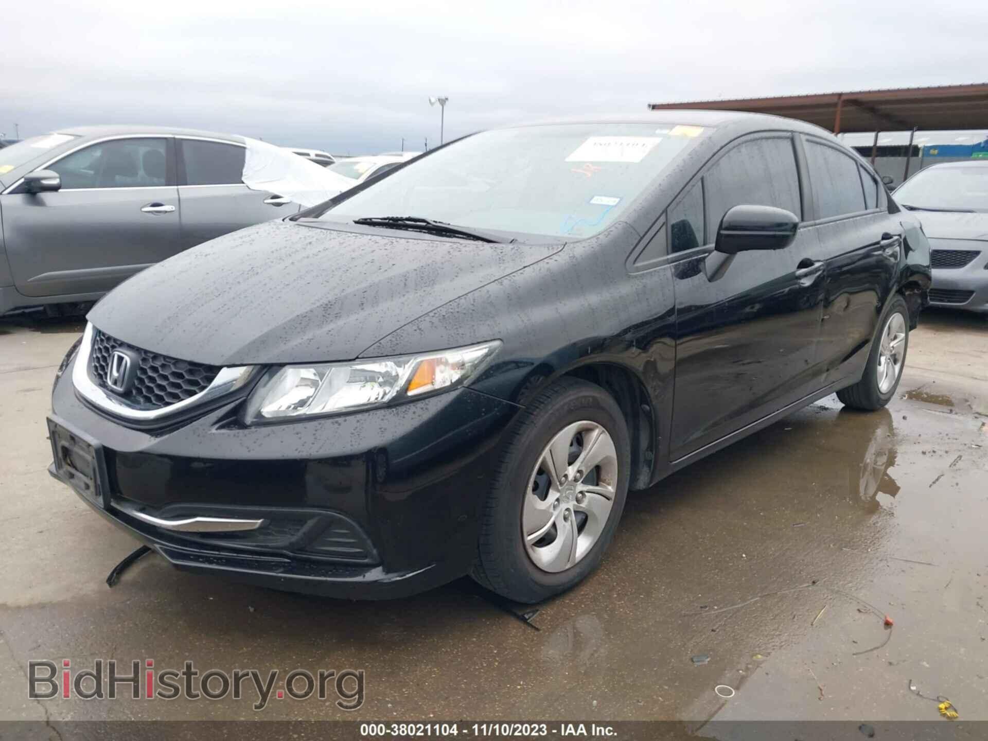 2014 HONDA CIVIC - VIN: 2HGFB2F51EH527763 - Фото 2