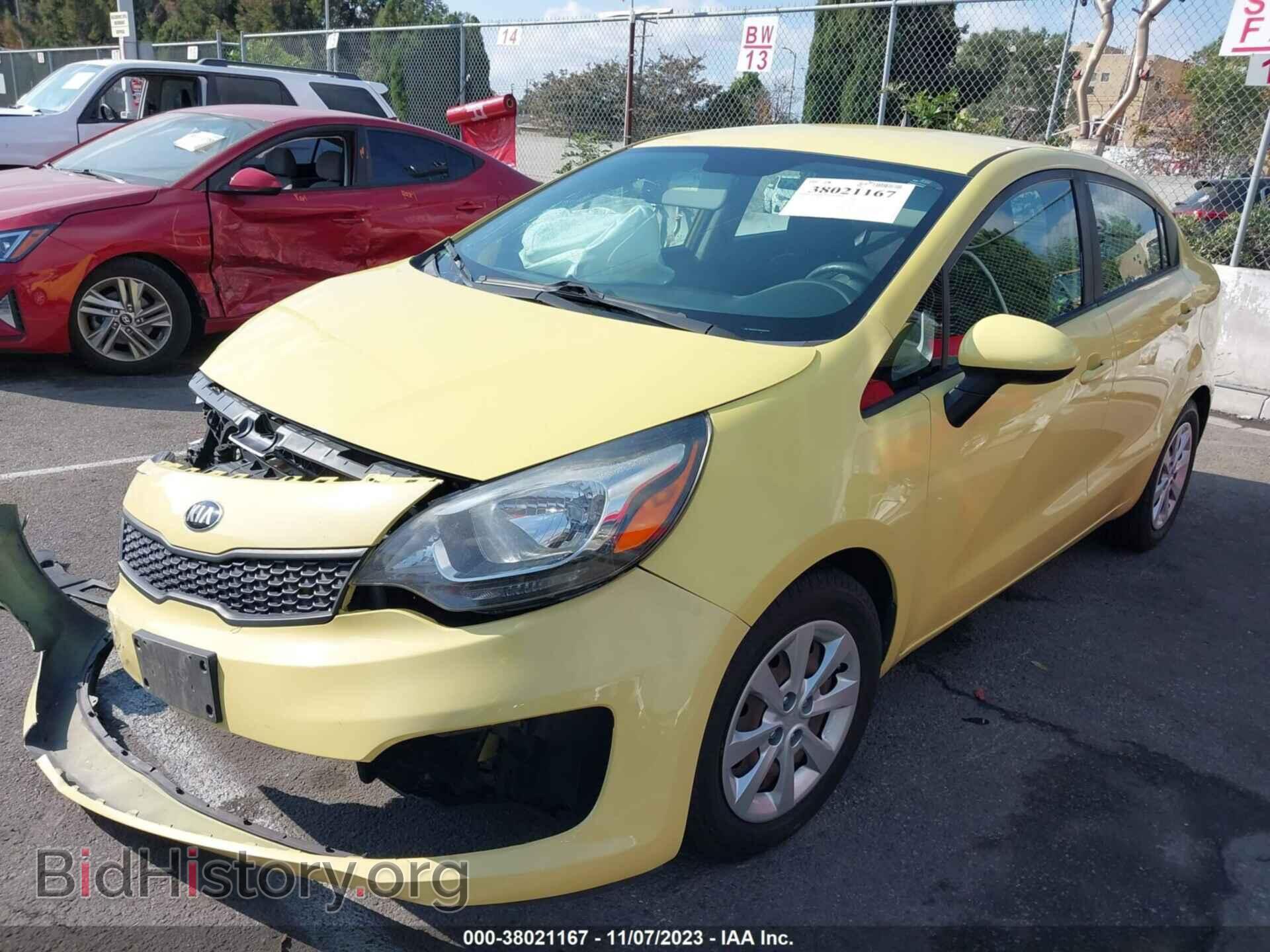 2016 KIA RIO - VIN: KNADM4A36G6667066 - Фото 2