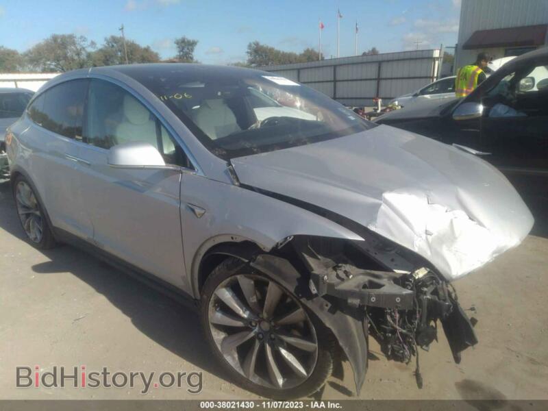 2017 Tesla MODEL X P100D (VIN 5YJXCDE46HF044896) — photo 1 of 18, IAAI, damage: front end