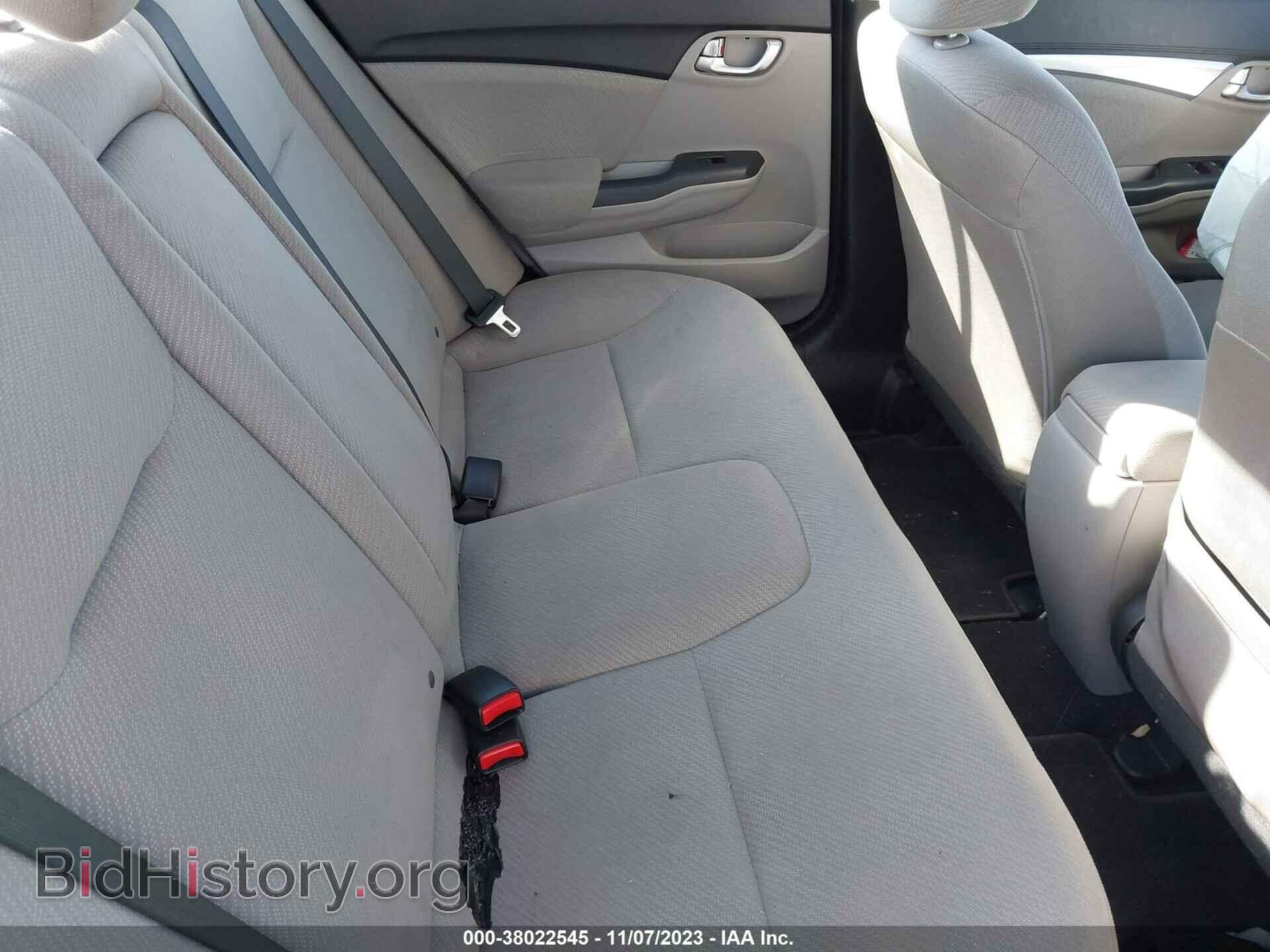 2013 HONDA CIVIC - VIN: 2HGFB2F86DH505959 - Фото 8
