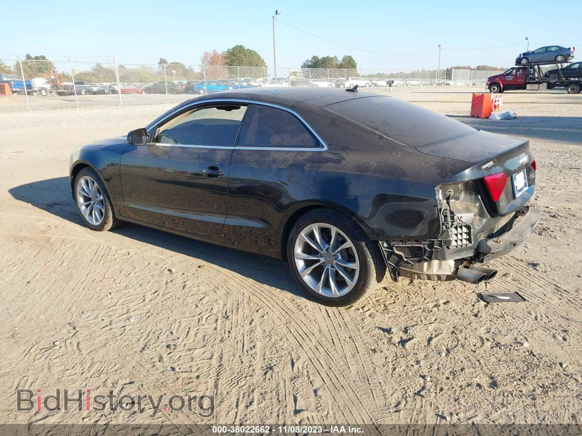 2013 AUDI A5 - VIN: WAULFAFR3DA002376 - Фото 3