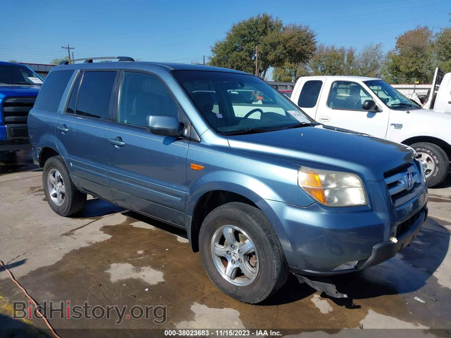 Photo 5FNYF28537B013883 - HONDA PILOT 2007