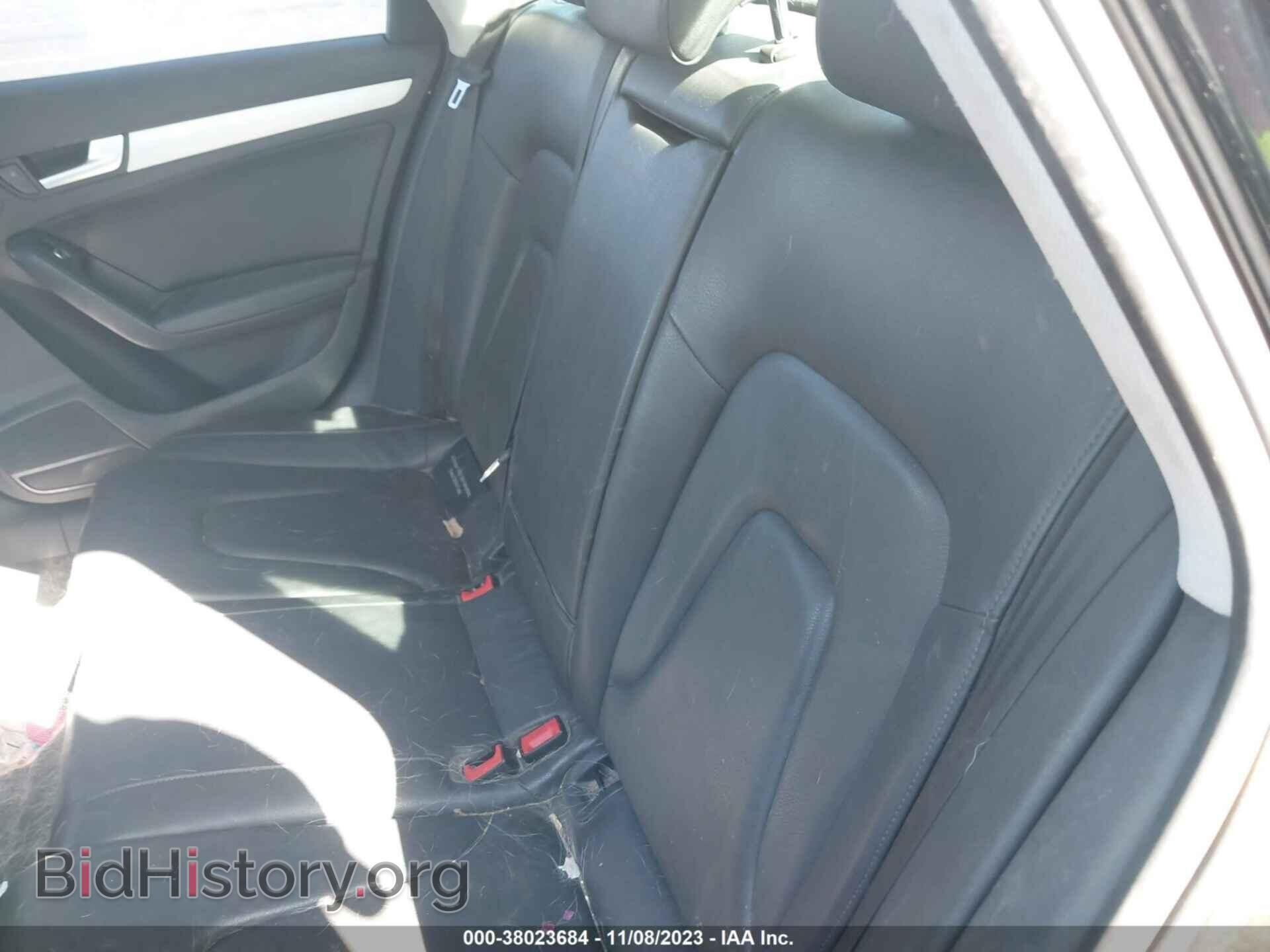 2013 AUDI A4 - VIN: WAUFFAFL2DN003794 - Фото 8