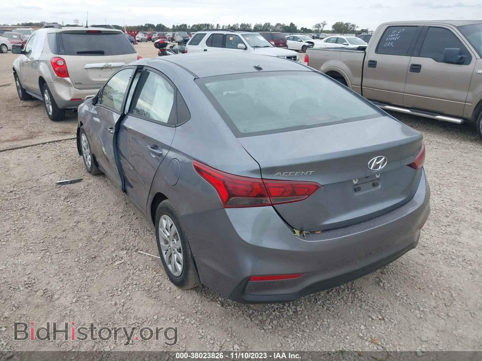2020 HYUNDAI ACCENT - VIN: 3KPC24A68LE110288 - Фото 3